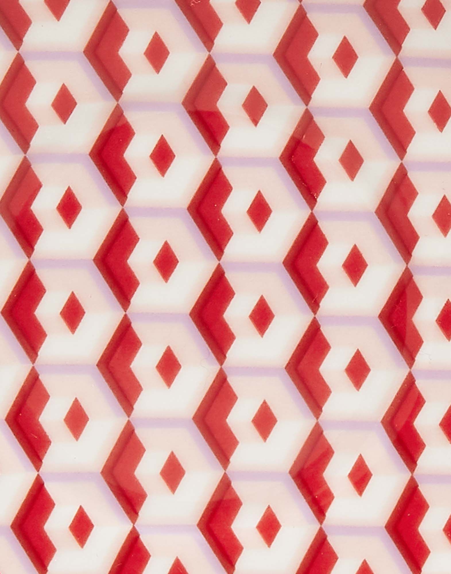 La DoubleJ Espresso Cup & Saucer Set of 2 Cubi Rosso DIS0007CER001CUB0005