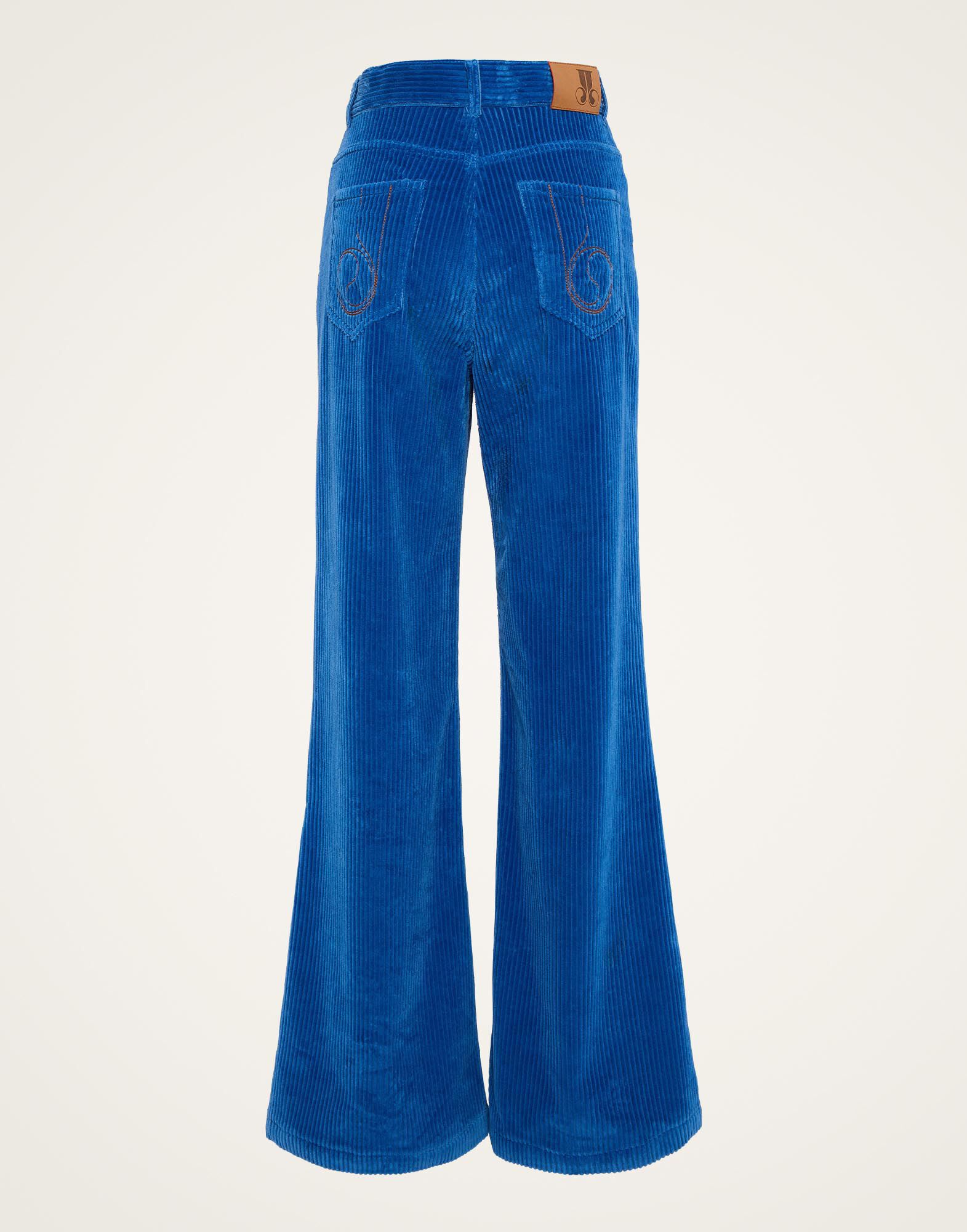 La DoubleJ The Flare Pants Solid Light Blue TRO0140VEL013SOLIDBU01