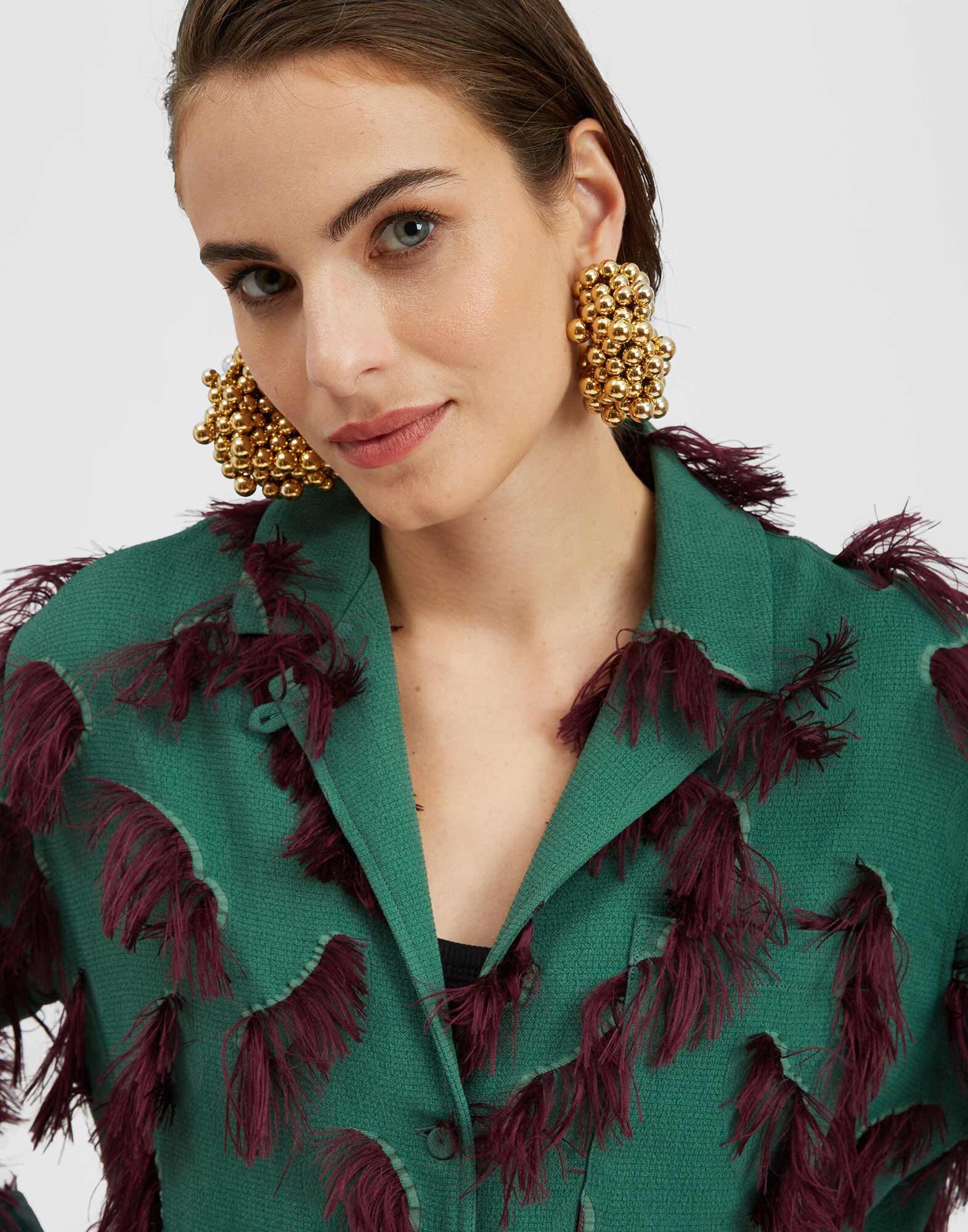 La DoubleJ Milano Jacket Hotspot Emerald JAC0100JCQ079SPO01GR04