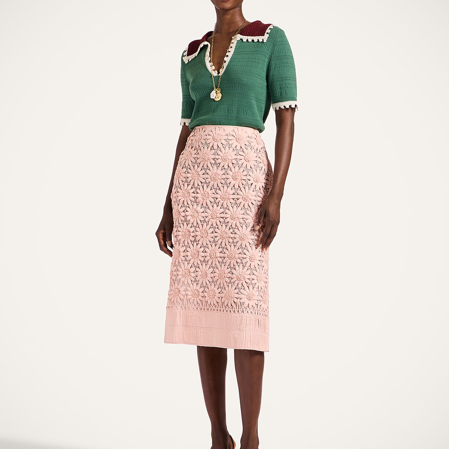 La Double J Pencil Skirt