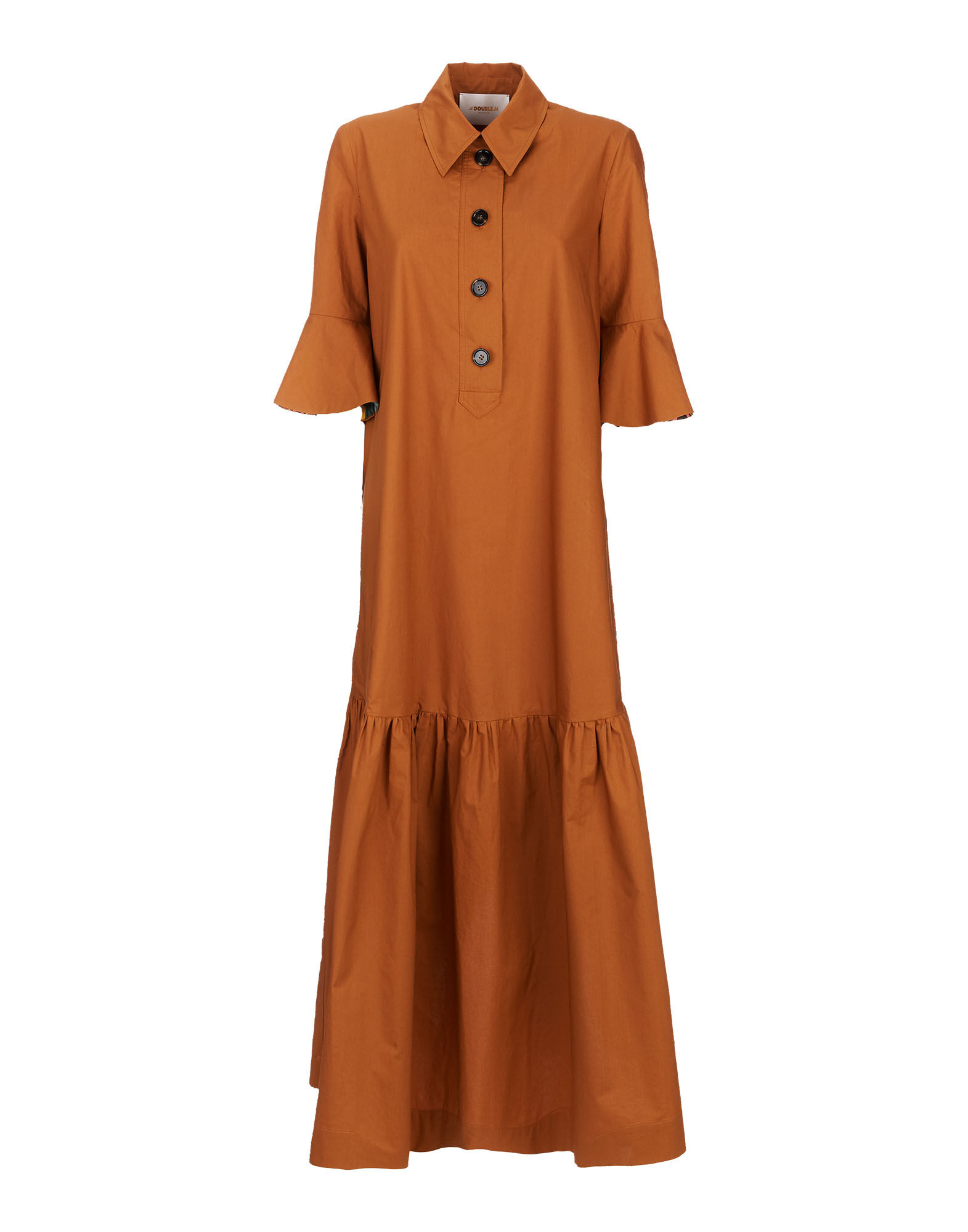 LaDoubleJ Artemis Dress Solid Camel DRE0176COT001TAB0001