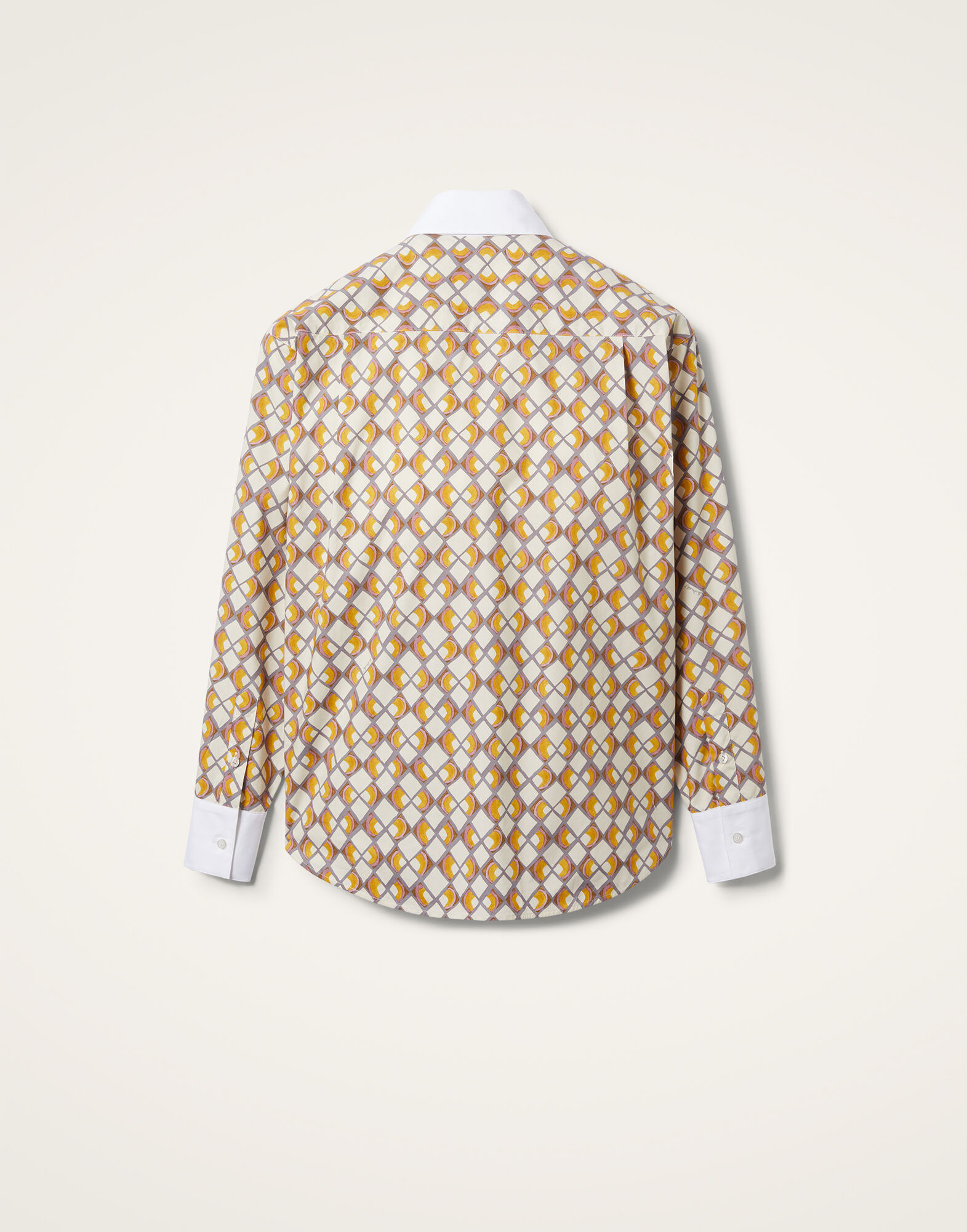 La DoubleJ Peggy Shirt Half-Light Micro Cream SHI0115COT001HAL01WH03