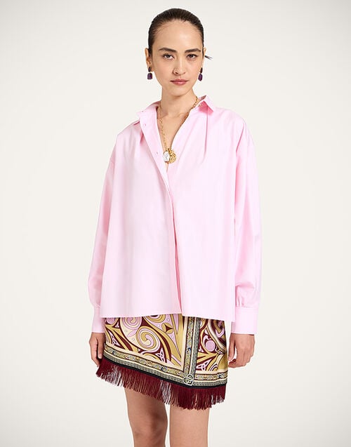 La DoubleJ La Scala Shirt Solid Pink SHI0183COT100SOLIDPI01