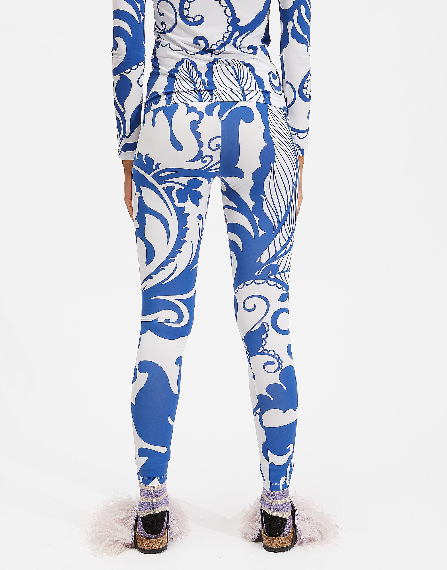 LaDoubleJ Leggings Marea Blu TRO0013JER005MRE0002