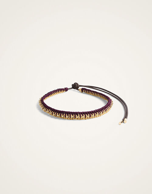 La DoubleJ Better Together Belt Bicolor Ivory & Purple BEL0011ROP001VA492PU01
