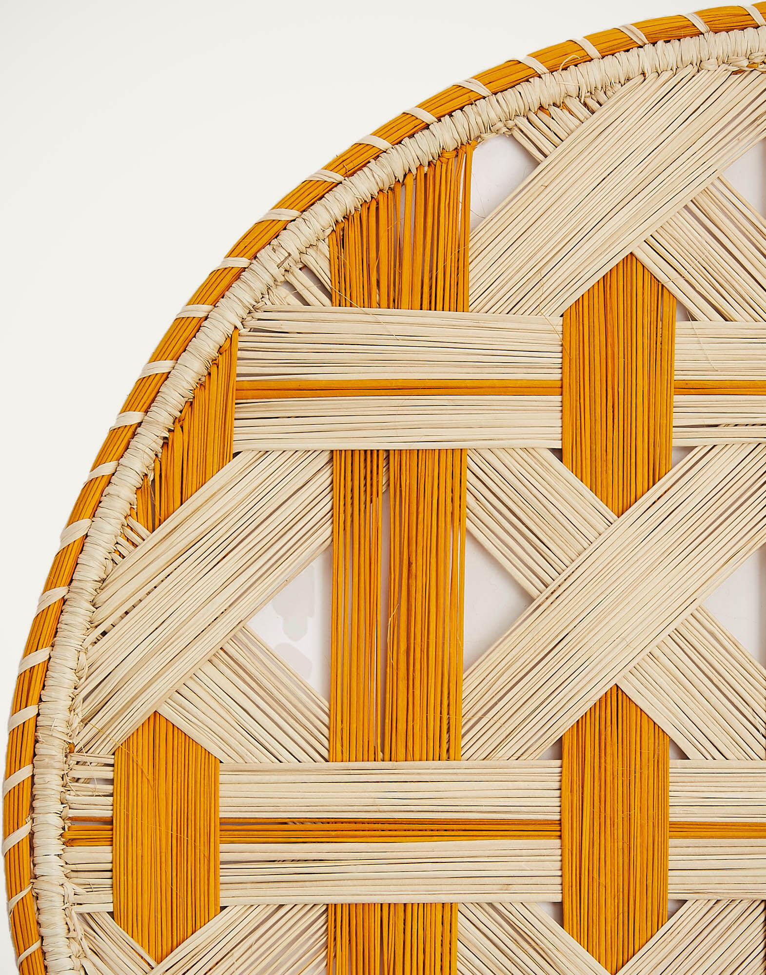 La DoubleJ Raffia Placemats Set Of 2 Napoli Saffron TBM0011RAF007NAP0006