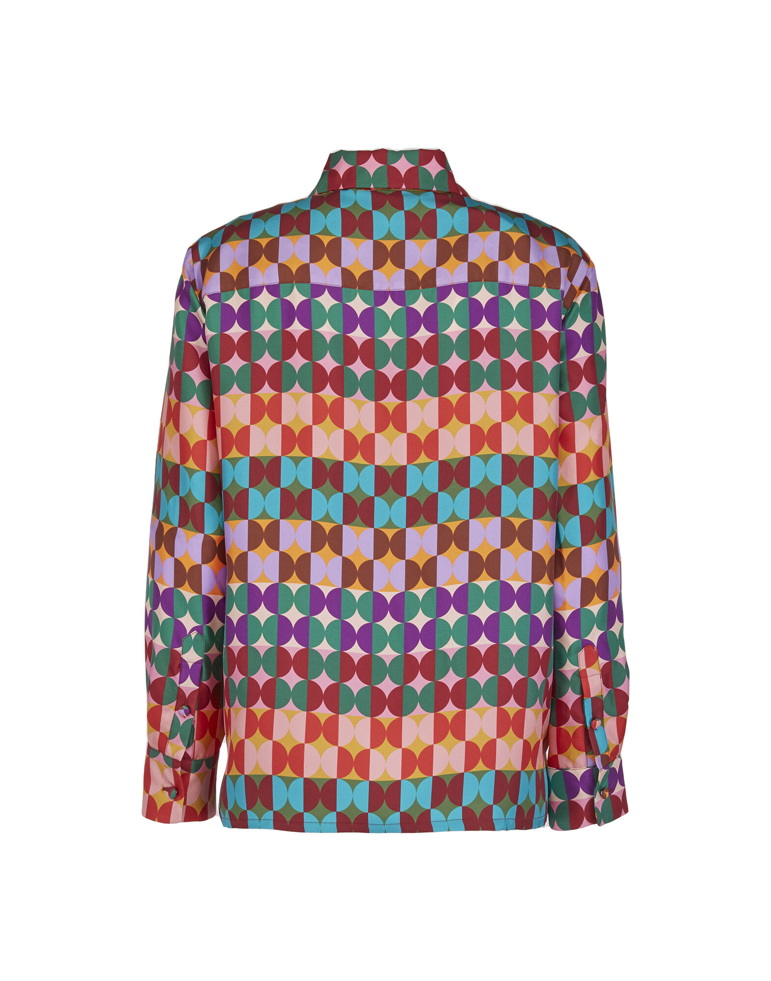 La DoubleJ Boy Shirt Mezzaluna Rainbow SHI0001SIL001MEZ0005