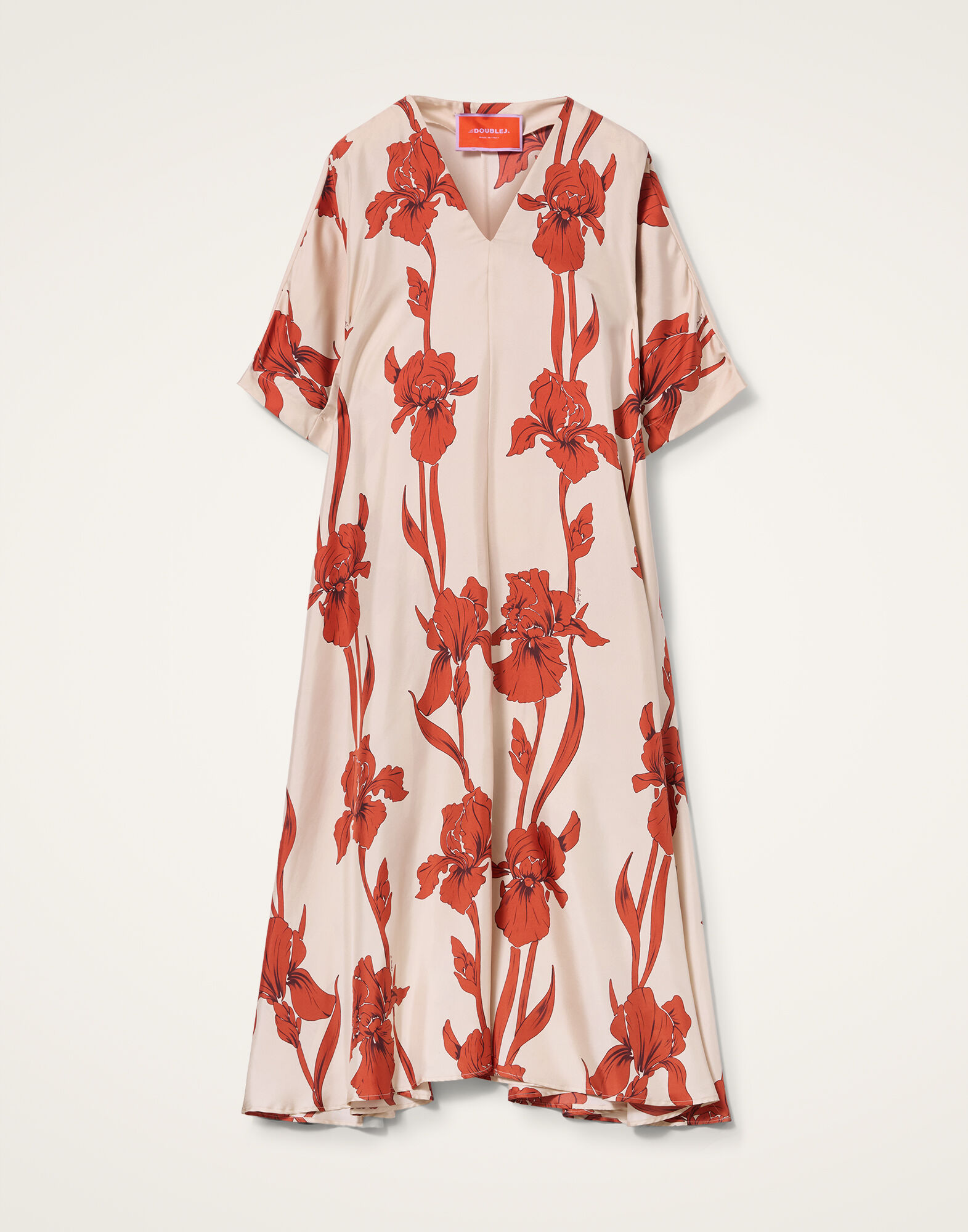 La DoubleJ Muumuu Dress Iris Dark Orange DRE0308SIL001IRS04OR03