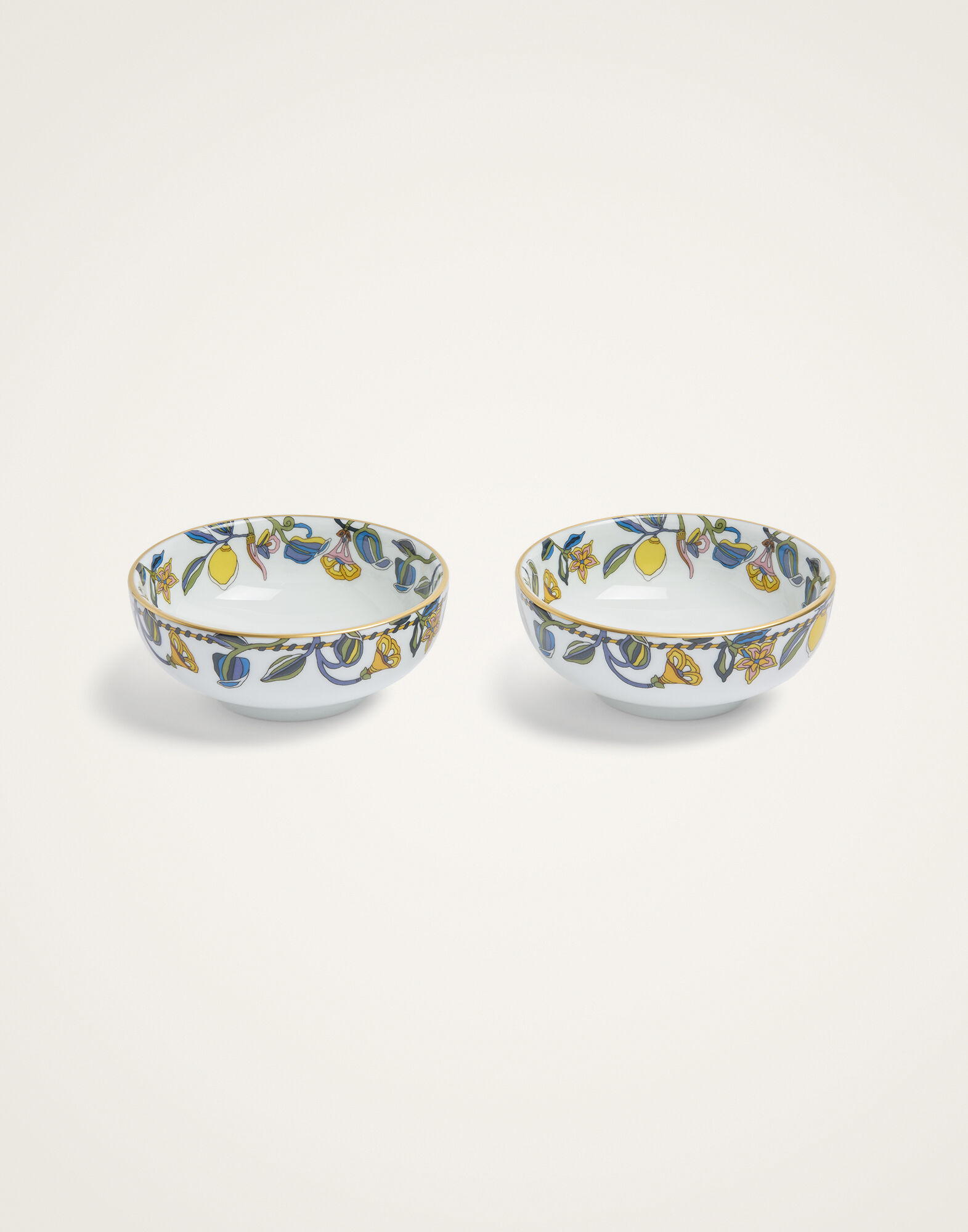 La DoubleJ Snack Bowl Set Of 2 Borboni White BWT0004CER001BRN12WH01