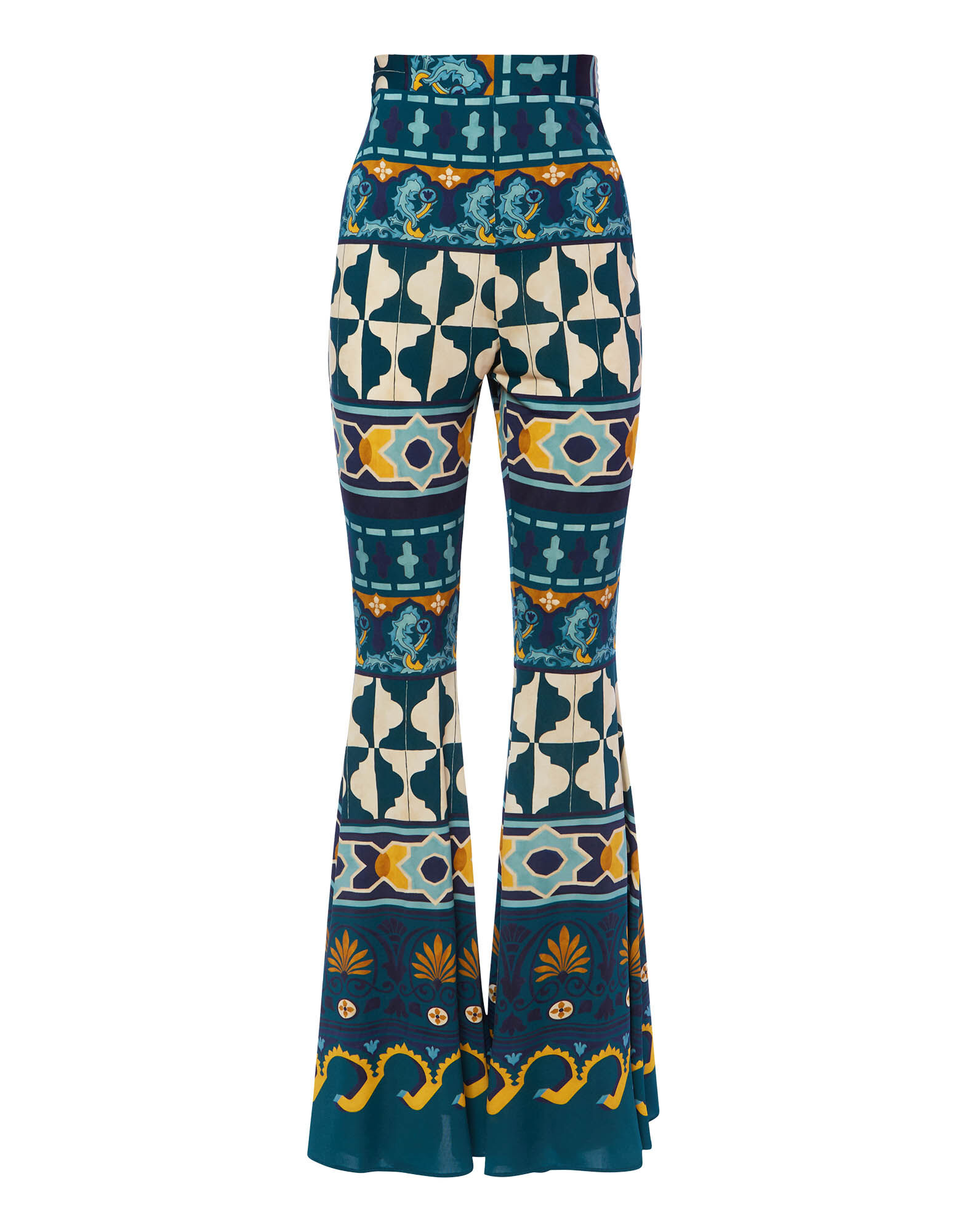 La DoubleJ Superflare Pant Casareale Barr&eacute; Plac&egrave;e Emerald TRO0088JER027REA04GR04