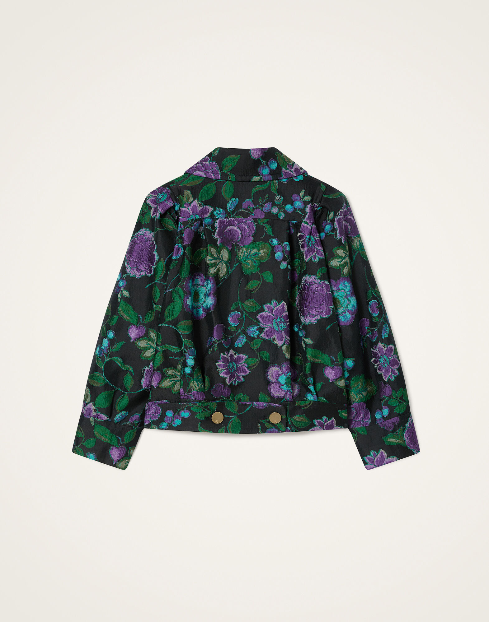 La DoubleJ Victoria Jacket Botanical Black JAC0201JCQ144BOT01BL01