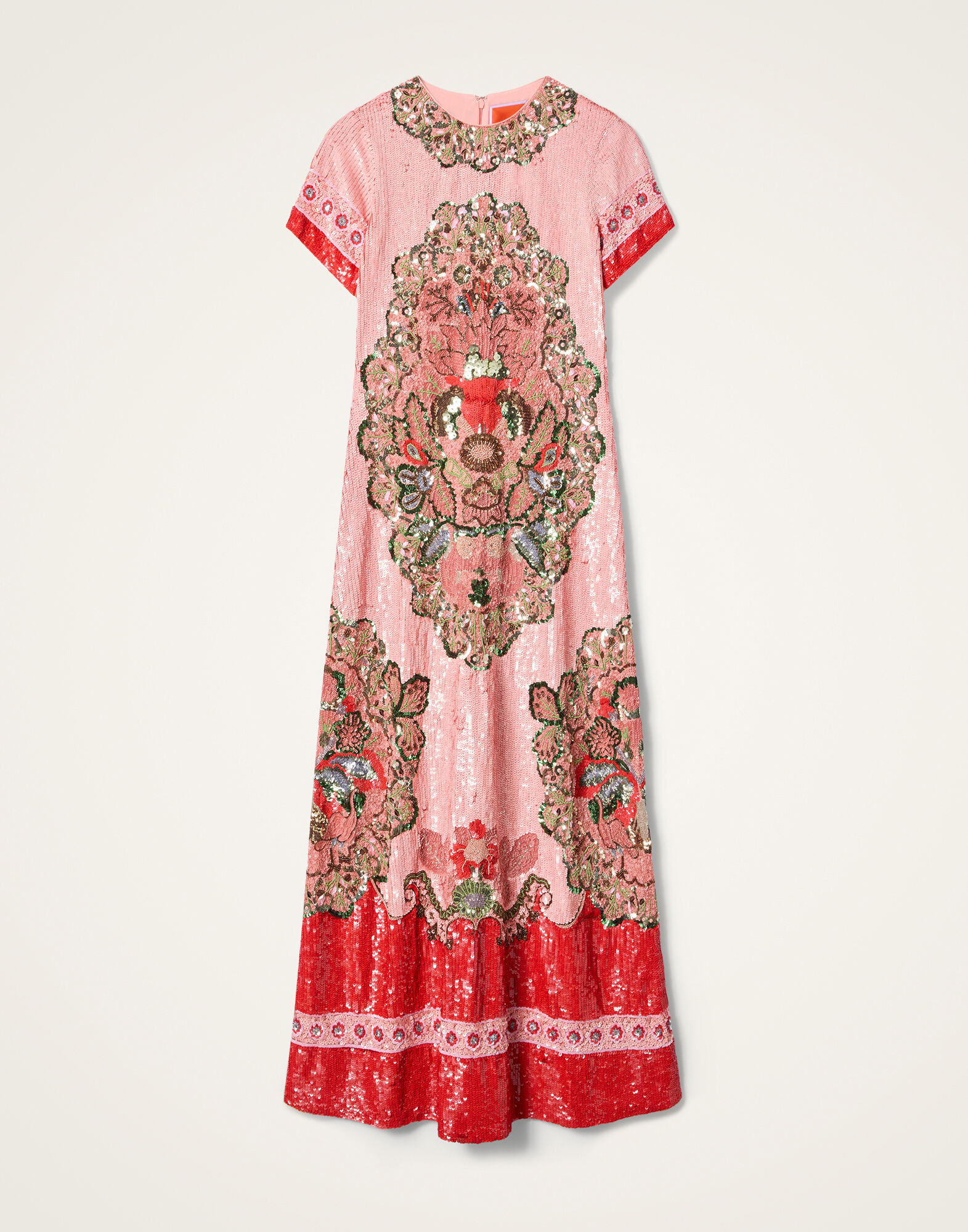 La DoubleJ Super  Swing Dress Cornucopia Pink DRE1014PAI015CRN04PI11