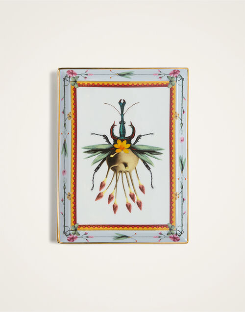 La DoubleJ Trinket Tray Leafbug Light Blue TRI0008CER001LEB01BU01