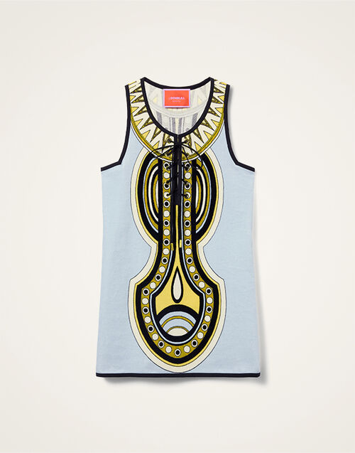 La DoubleJ Totem Mini Dress Sanctuary Plac&eacute;e Light Blue DRE1083JER084SAC02BU01