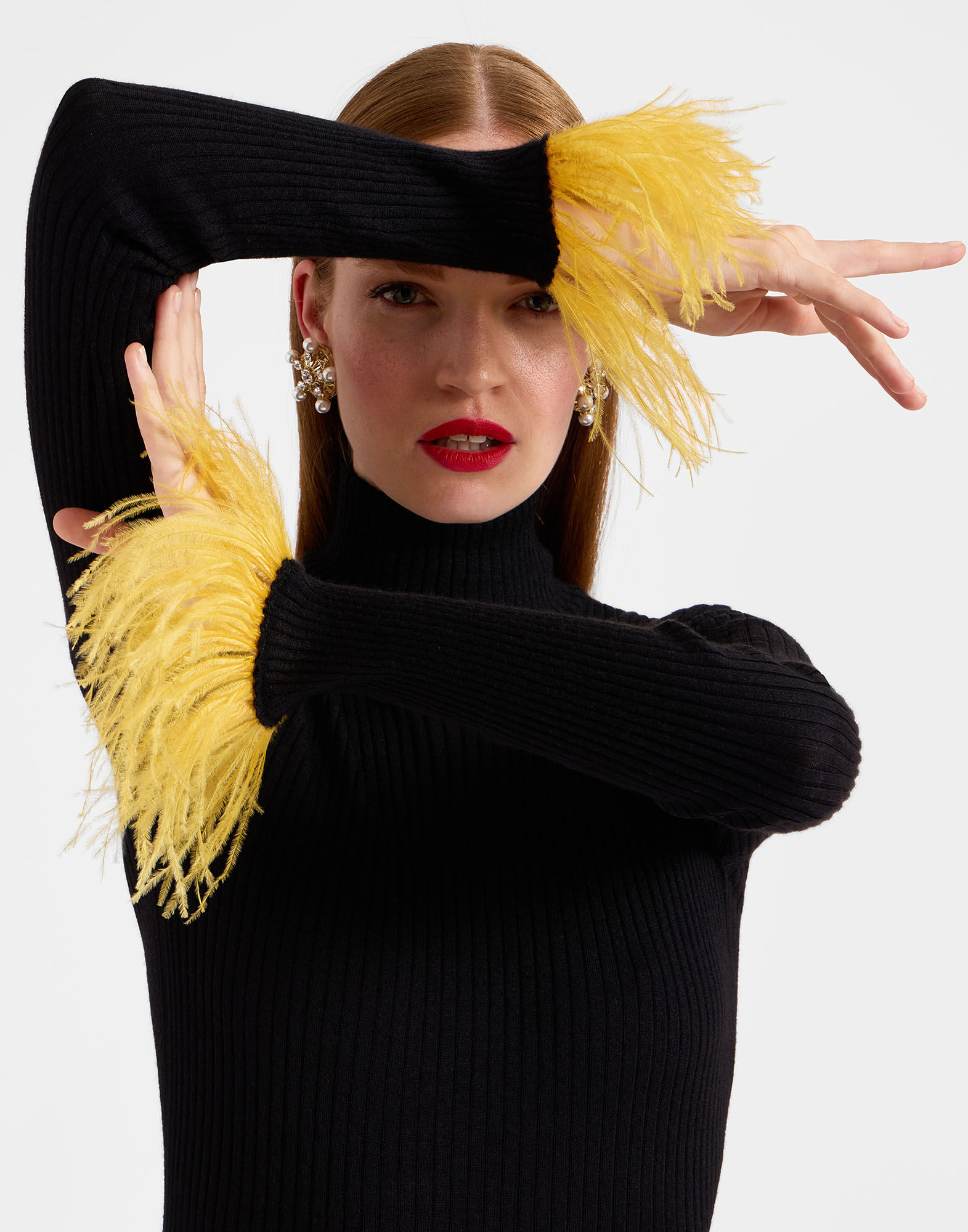 La DoubleJ High Kick Top Black PUL0167KNI091VA195BL01