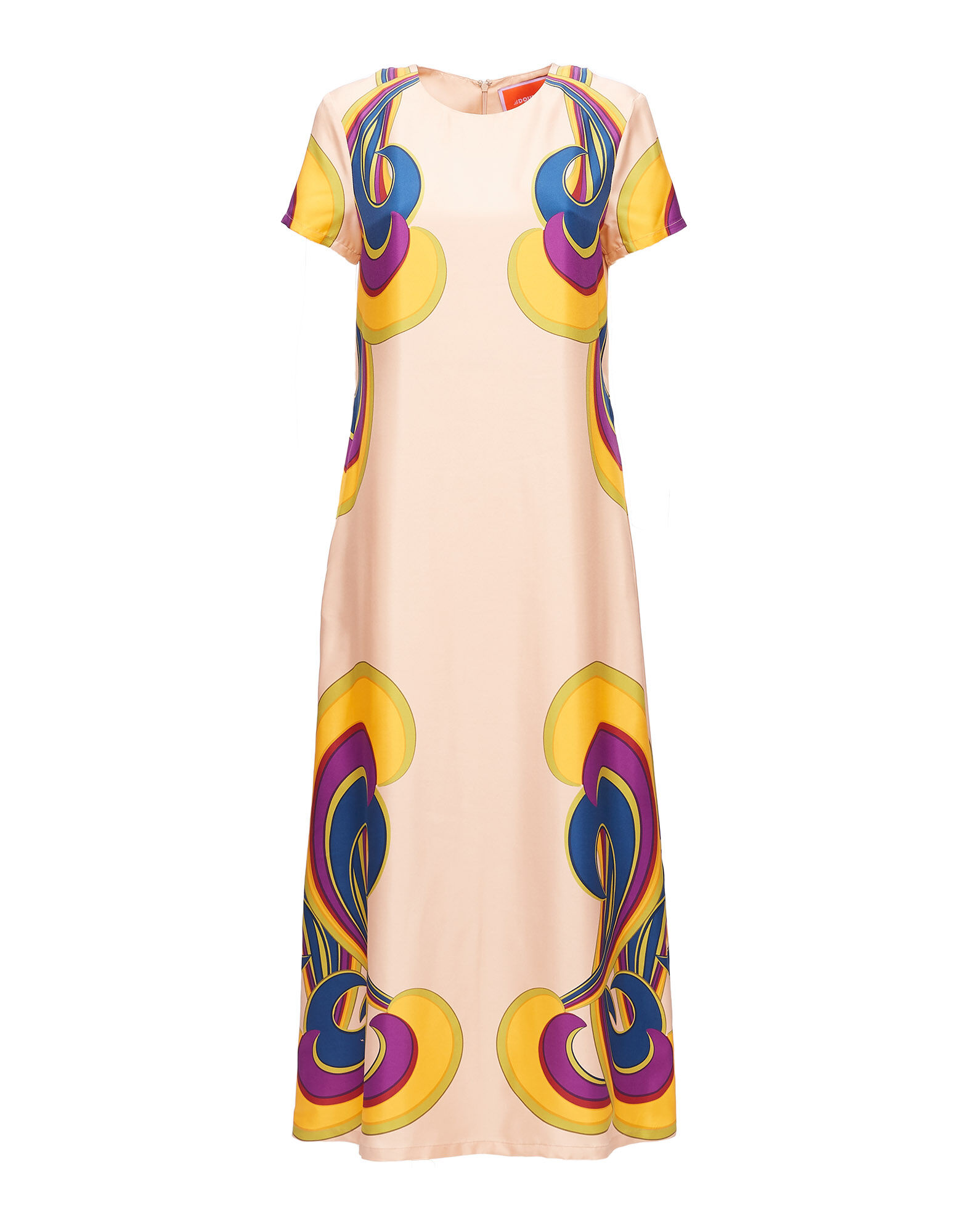 La DoubleJ Swing Dress Rainbow Swirl Rosa Plac&eacute;e DRE0128SIL006RAS0003