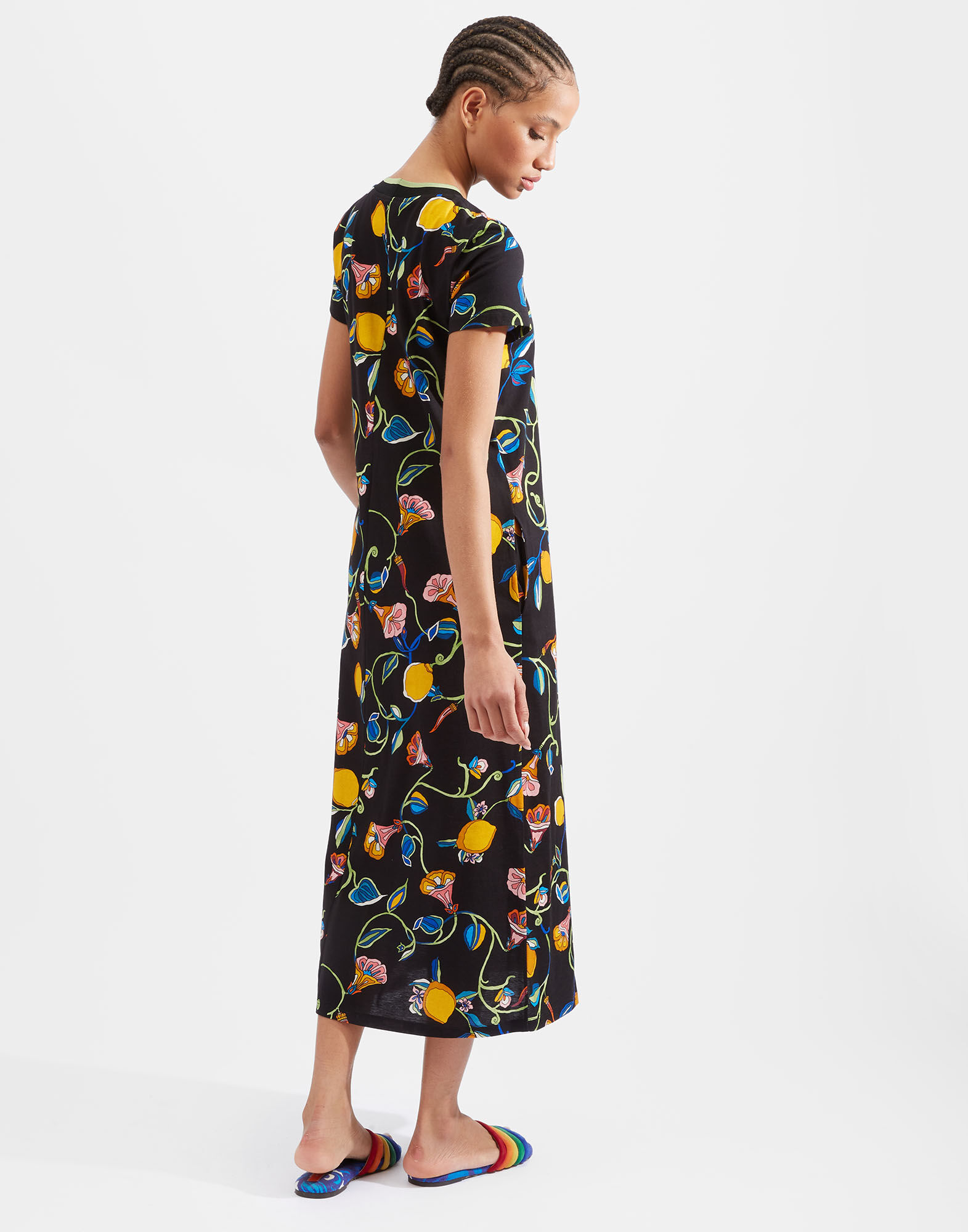 La DoubleJ Sporty Swing Dress Borboni DRE0247JER002BRN01BL01