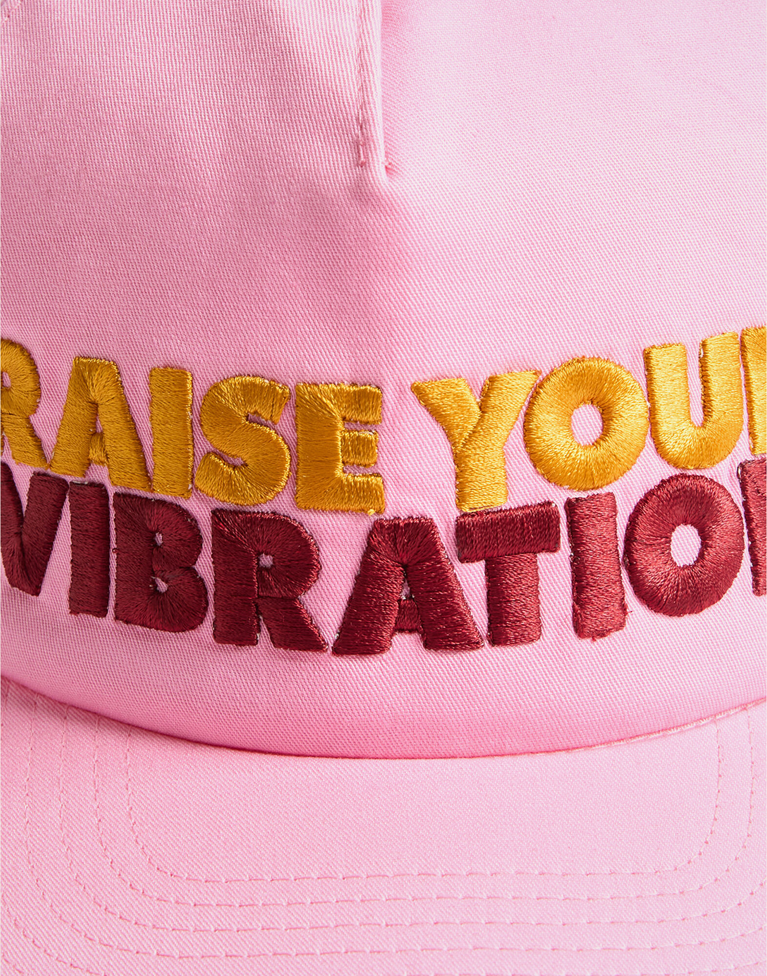 La DoubleJ Milano Cap Raise Your Vibration Pink HAT0033COT026SOE08PI01