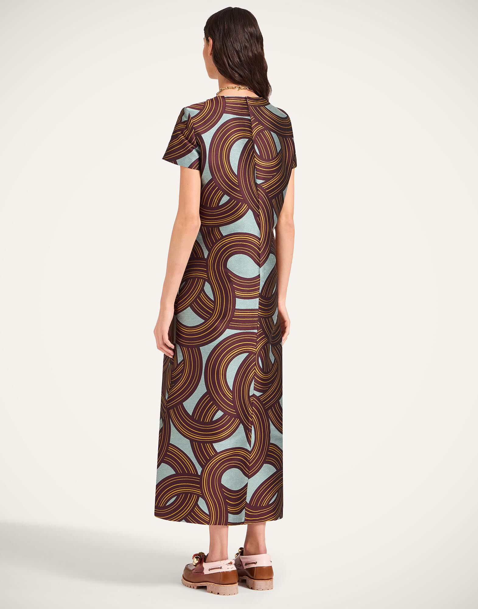 La DoubleJ Swing Dress Montecarlo Dusty Blue DRE0001JCQ097MTC02BU13