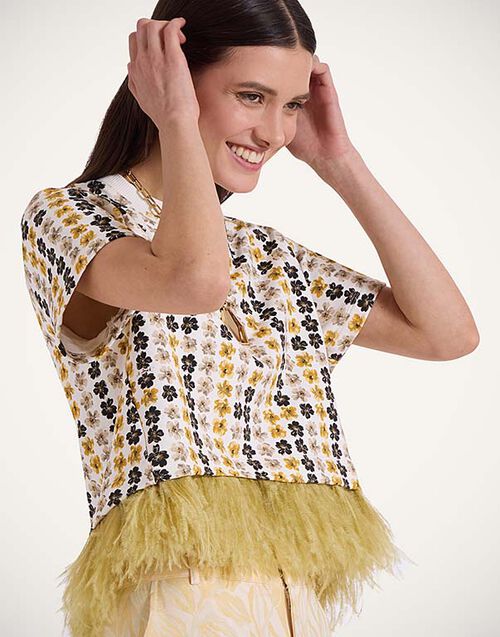 La DoubleJ La Scala Tee Cupid White TSH0026JER039CUP02WH01