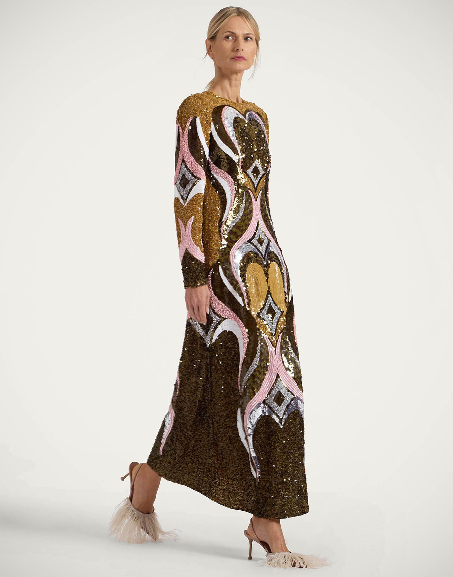 La DoubleJ Clingy Swing Jive Pink DRE0834PAI008JIV02PI01