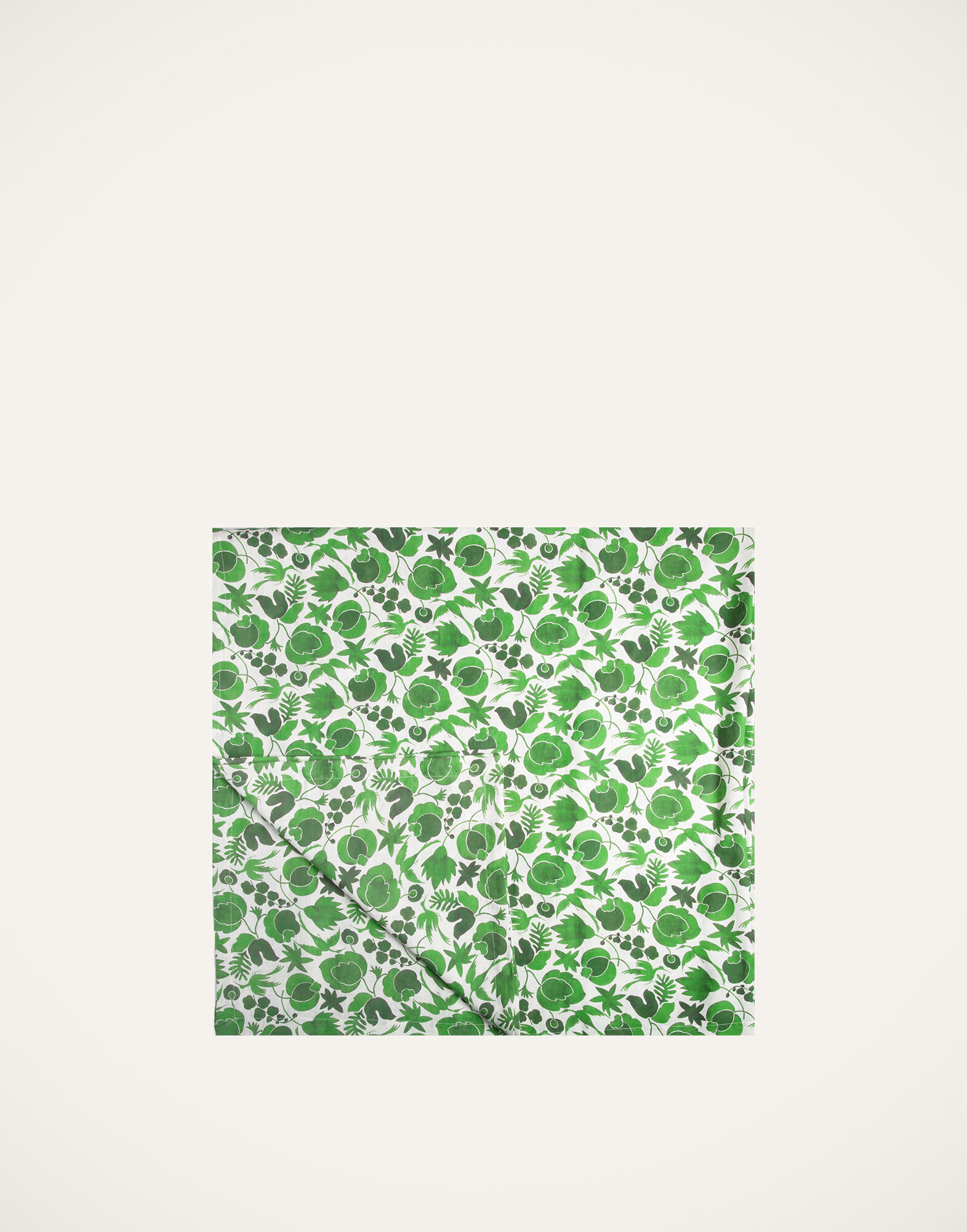 La DoubleJ Medium Tablecloth Wildbird Verde TBC0002LIN001CER0006