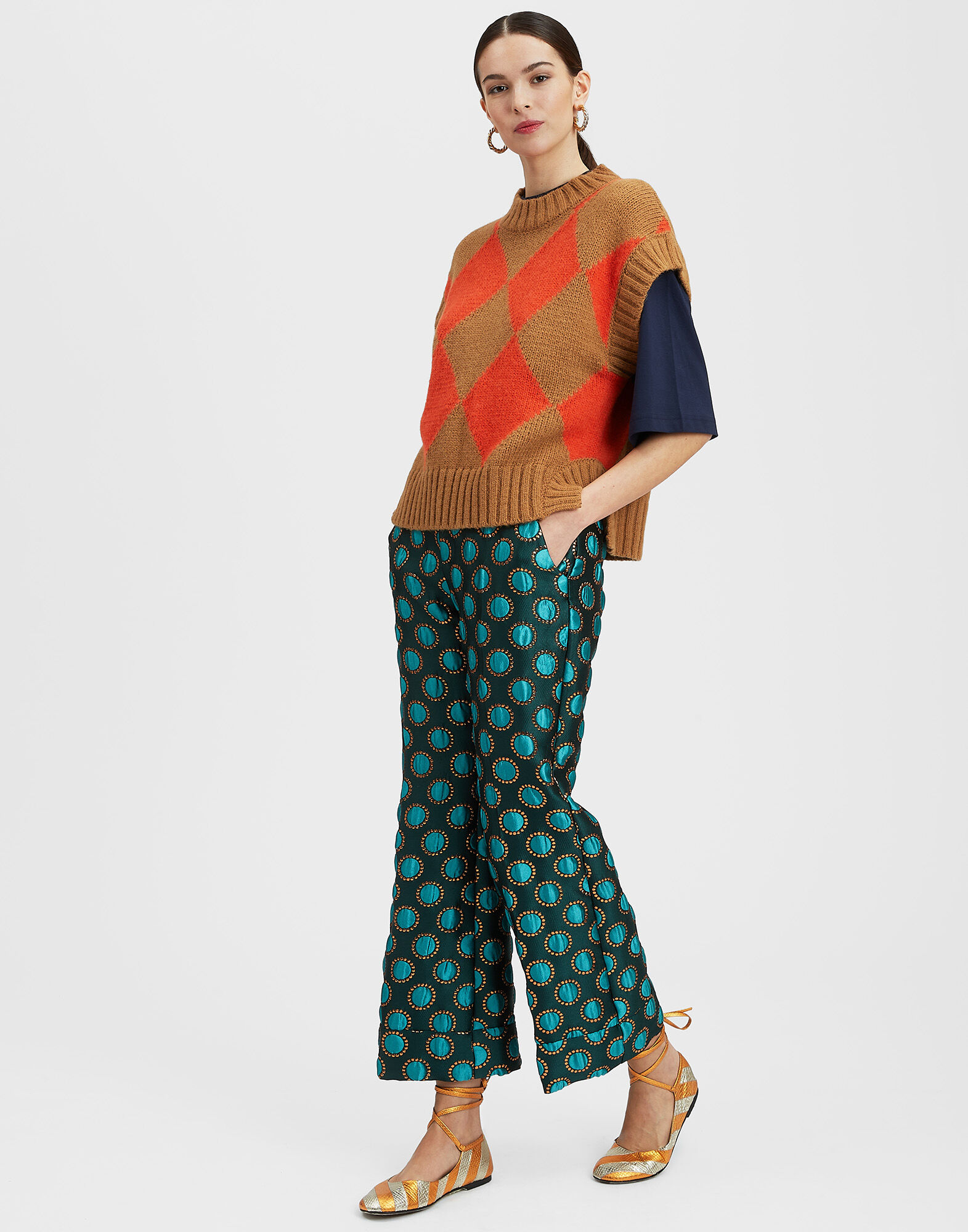 La DoubleJ Hendrix Pants Winter Sun Emerald TRO0014JCQ060WSU01GR04