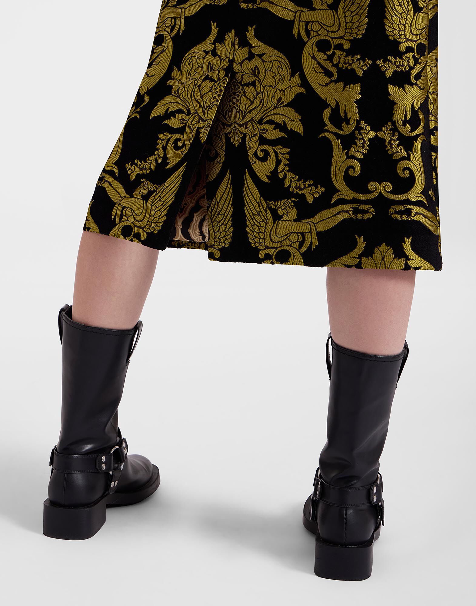 La DoubleJ Pencil Skirt Cherubs Black SKI0011JCQ085CRB02BL01