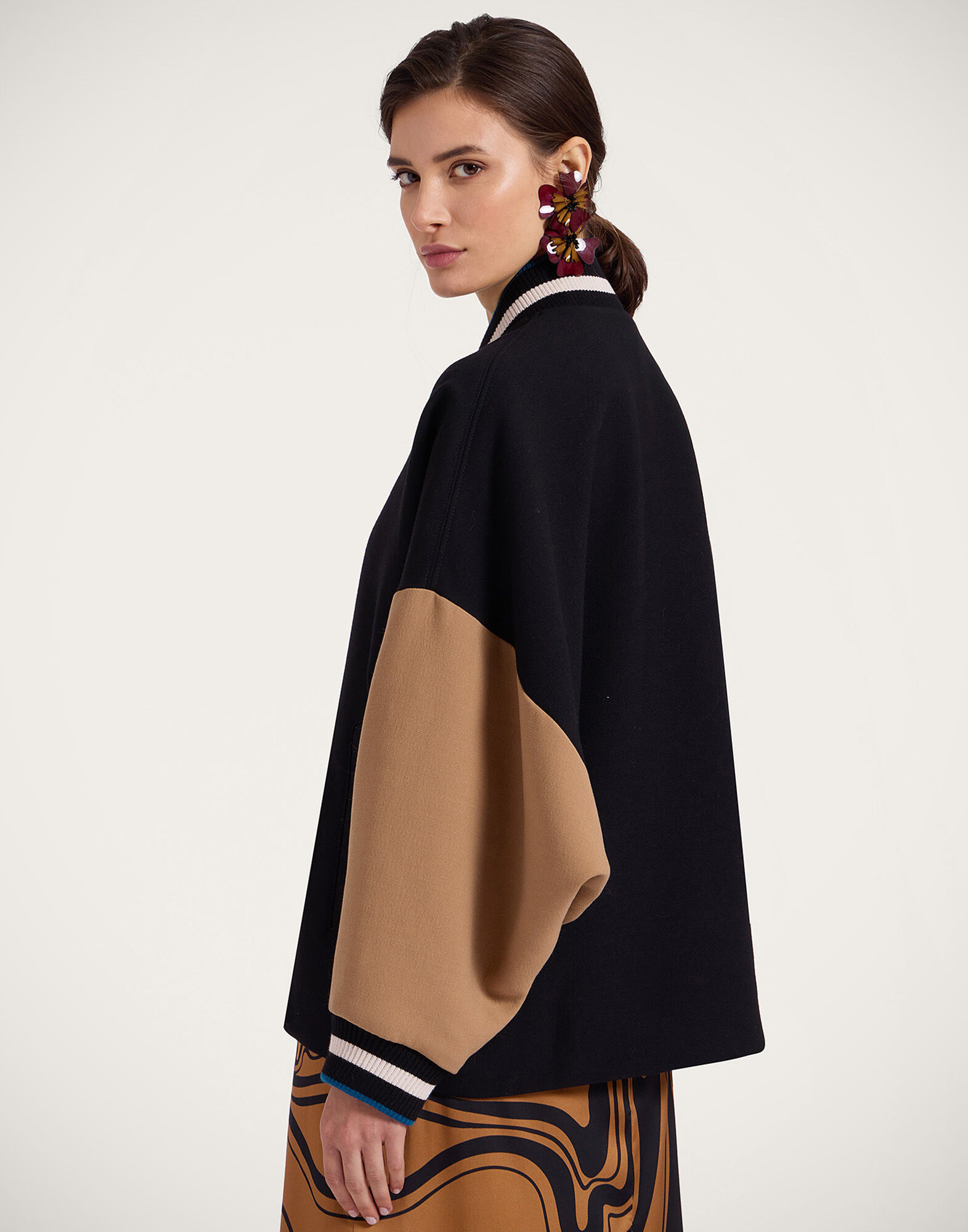 La DoubleJ Brooklyn Bomber Solid Black JAC0128WOL024SOLIDBL01