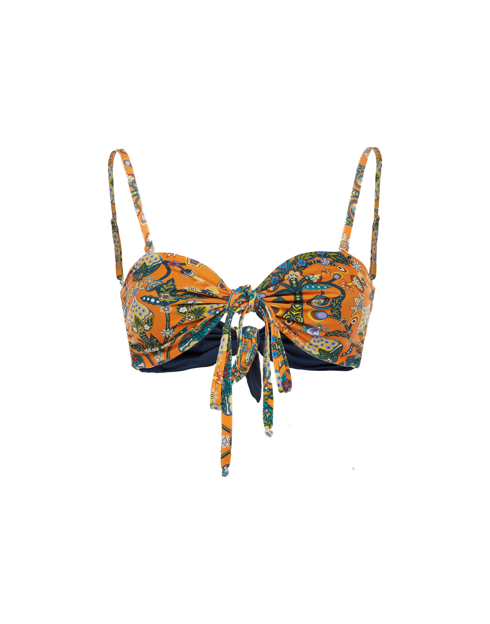 LaDoubleJ 3-Way Bandeau Top Tree Of Life Arancio SWI0021LYC001TFL0004