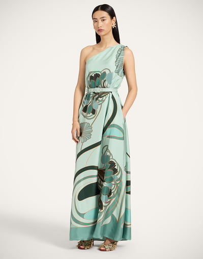 Roy Dress in Blooming Tulip Place Mint for Women | La DoubleJ US Roy Dress in Blooming Tulip Place Mint for Women | La DoubleJ US