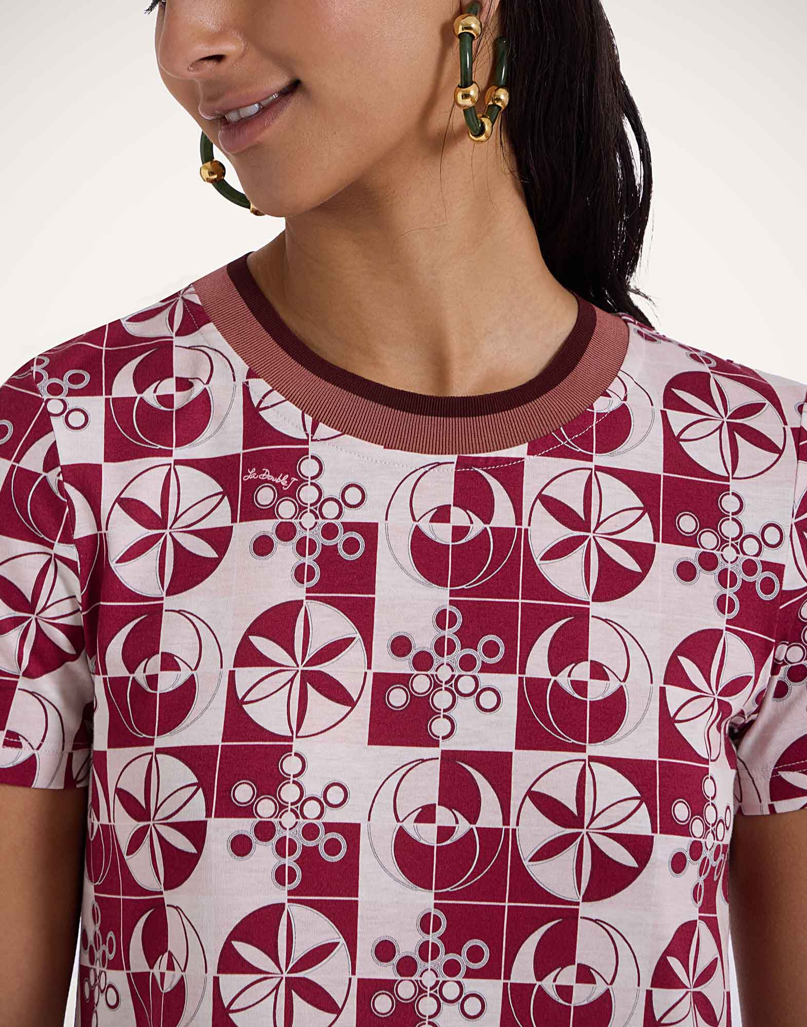 La DoubleJ Sporty Swing Dress Eclipse Burgundy DRE0247JER002ECL01RE02