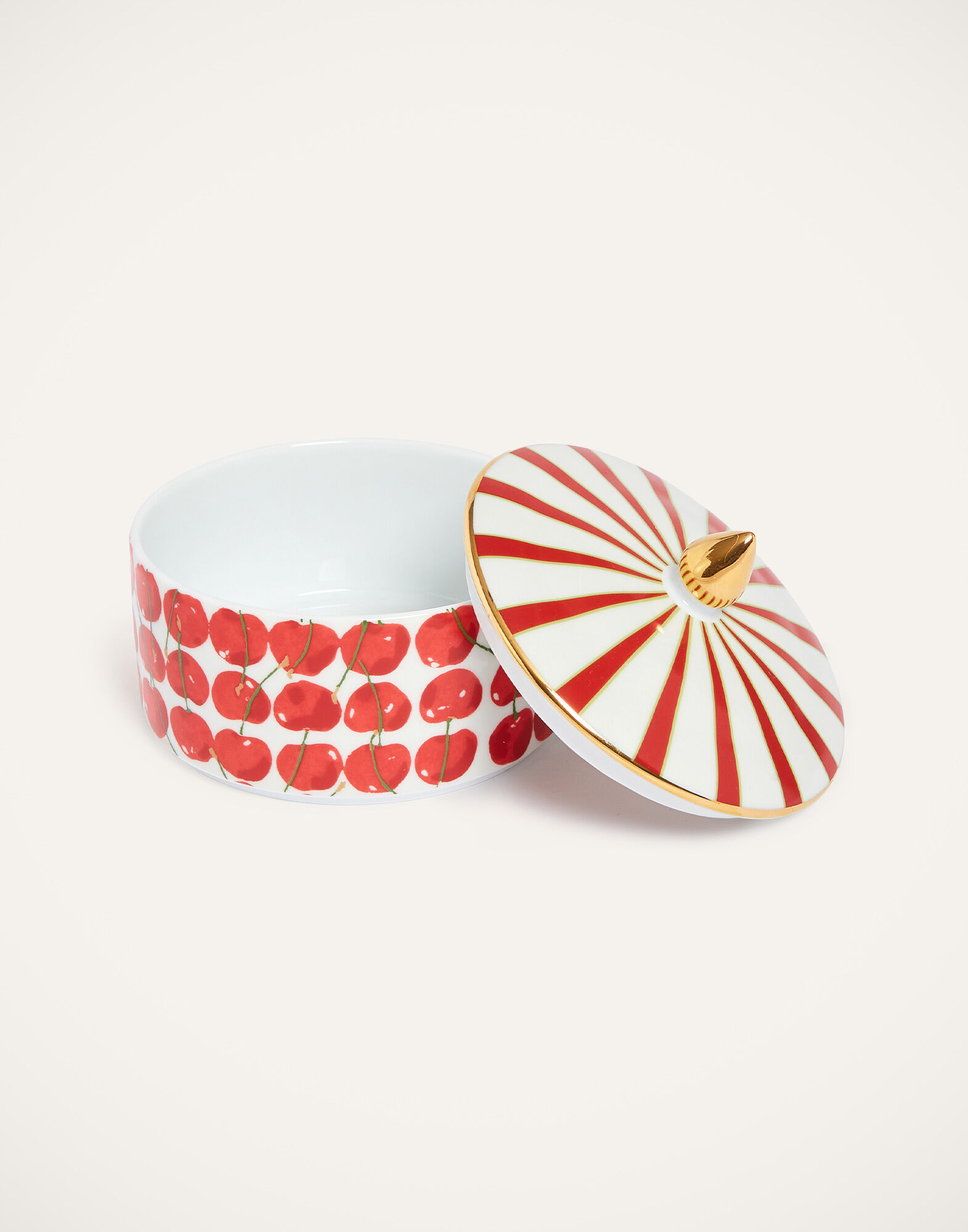 La DoubleJ Goodie Jar Cherries Ivory BWC0001CER001CHY05WH04