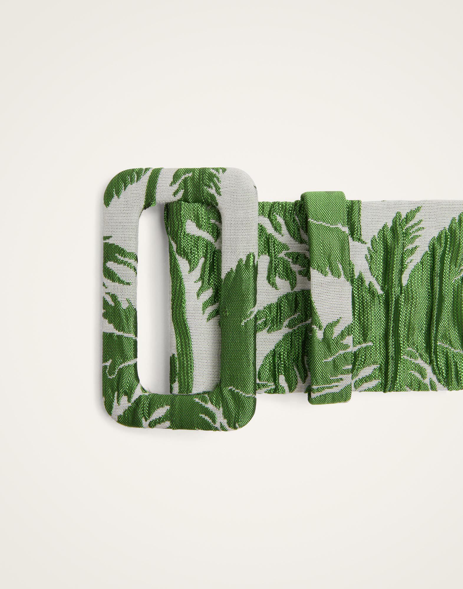 La DoubleJ Medium Belt Tropicana White BEL0007JCQ112TRC03WH01