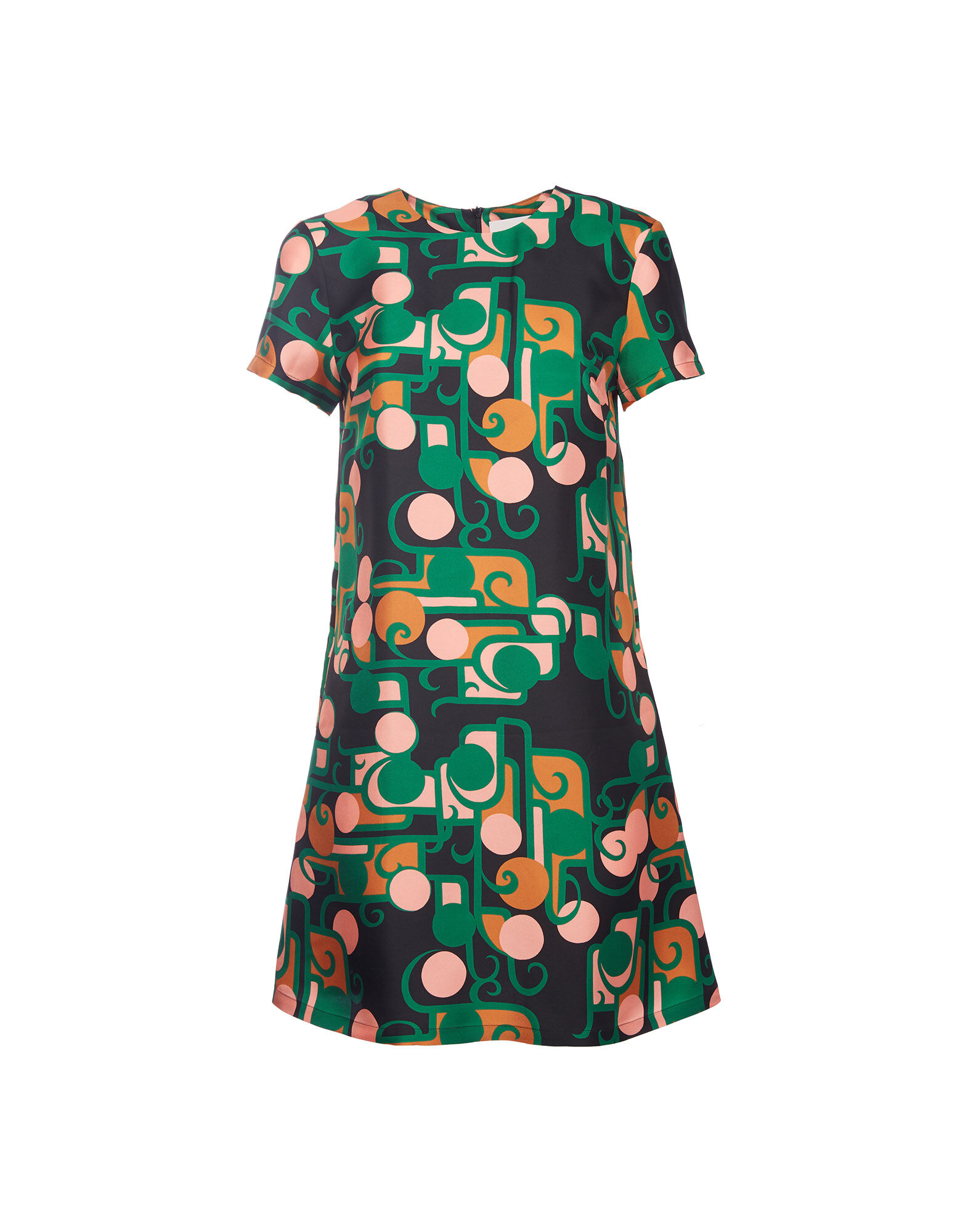 LaDoubleJ Mini Swing Dress Deco DRE0159SIL001DEC0001