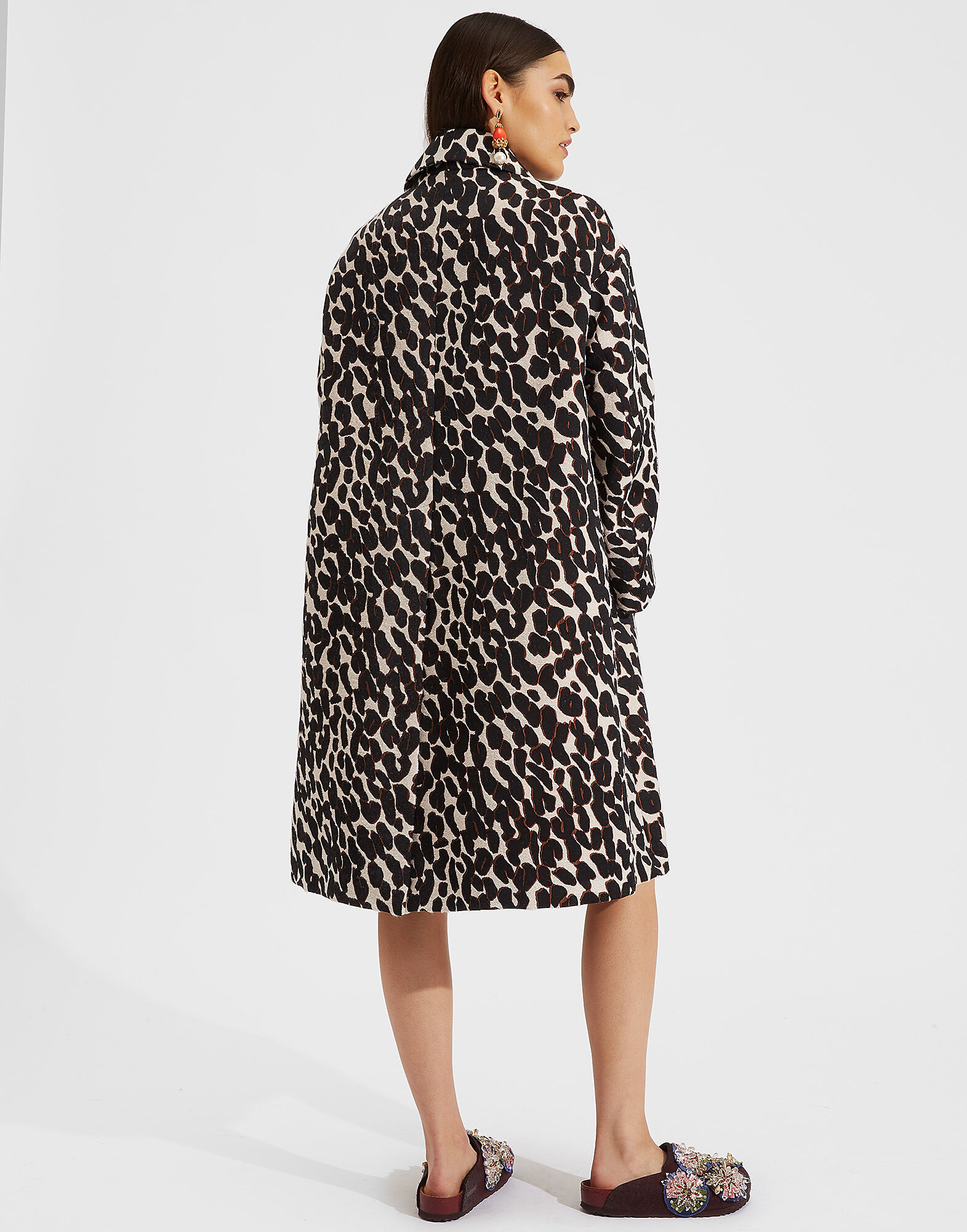 LaDoubleJ Boxy Coat Leopard JAC0014JAC014LEO0001