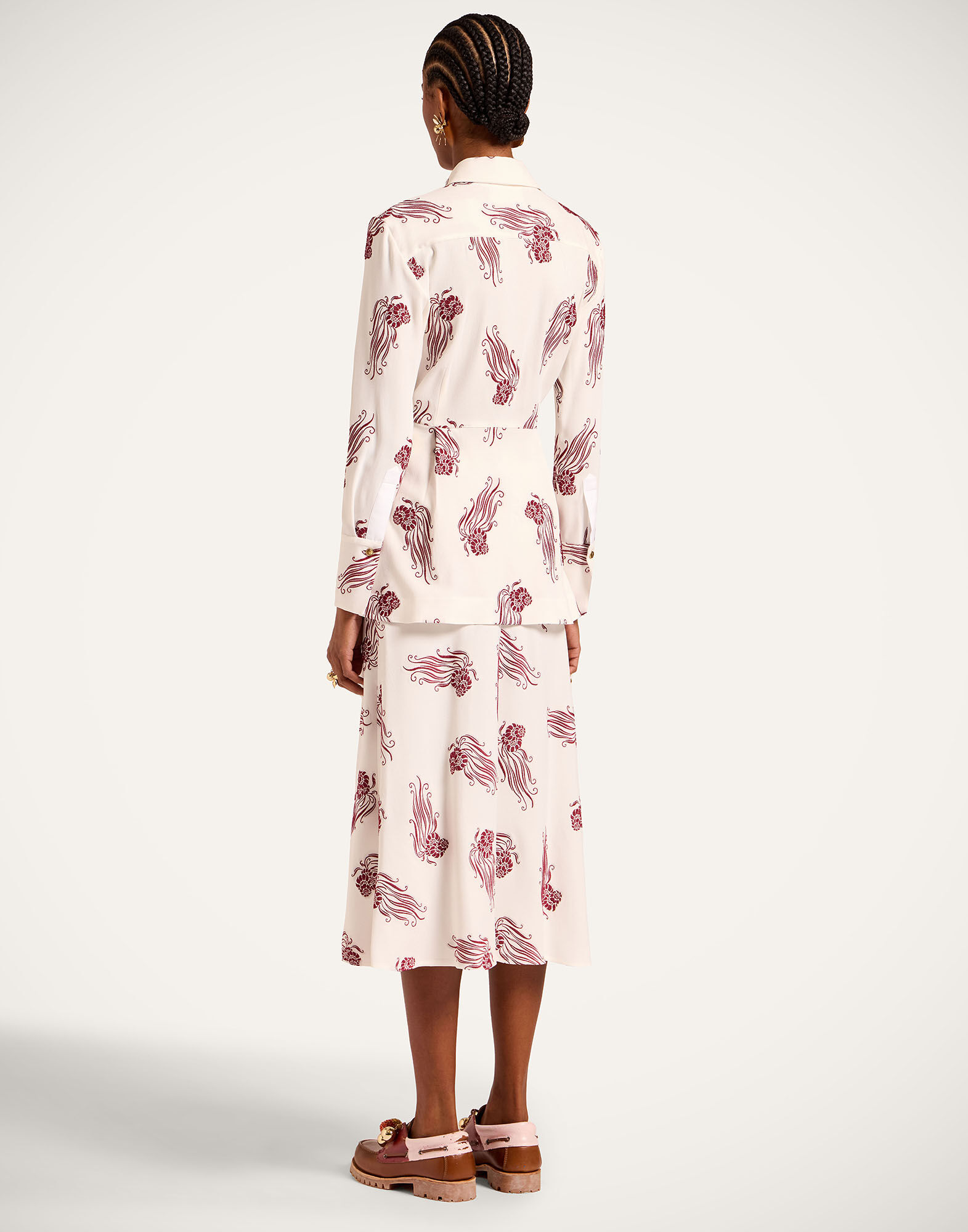 La DoubleJ Lungomare Skirt Lemuria White SKI0089JCQ132LEM03WH01