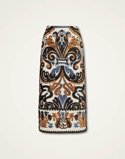 La DoubleJ Pencil Skirt Corsini Cream SKI0011JCQ091INI01WH03