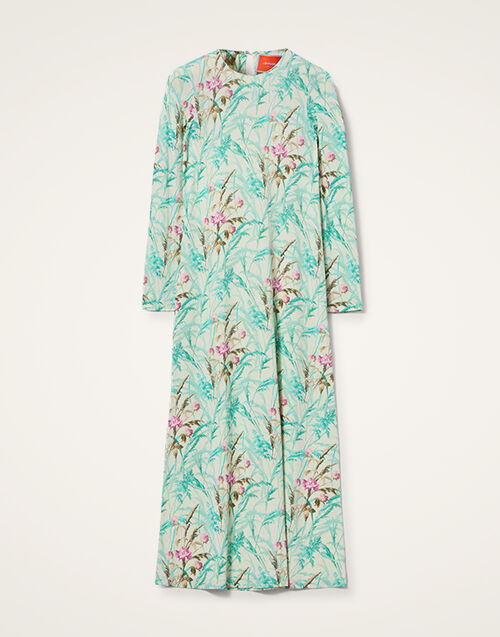 La DoubleJ Long Sleeve Swing Dress Heath Mint DRE0831JER027HEA01GR11