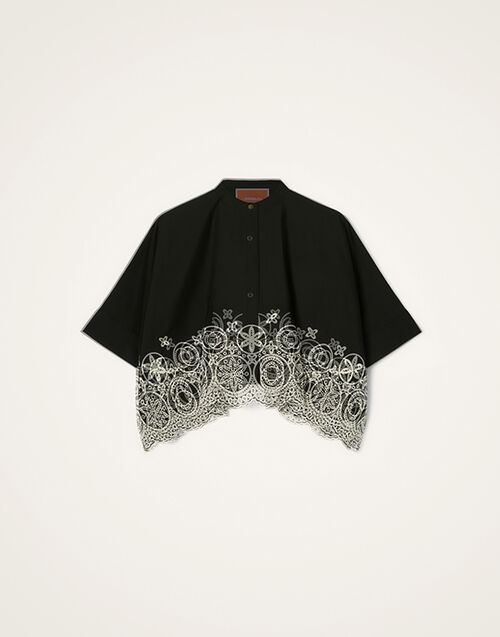 La DoubleJ Mini Foulard Shirt Eclipse Solid Black SHI0168SAN006ECL03BL01