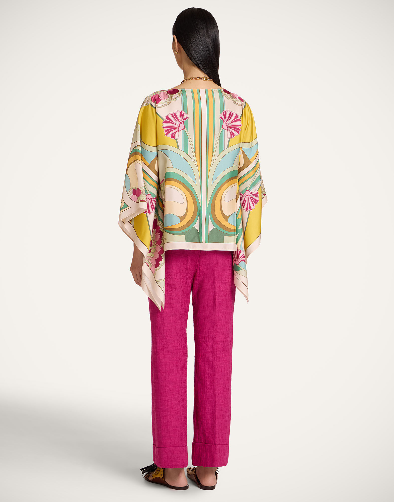 La DoubleJ Hendrix Pants Solid Pink TRO0014COT005SOLIDRE09