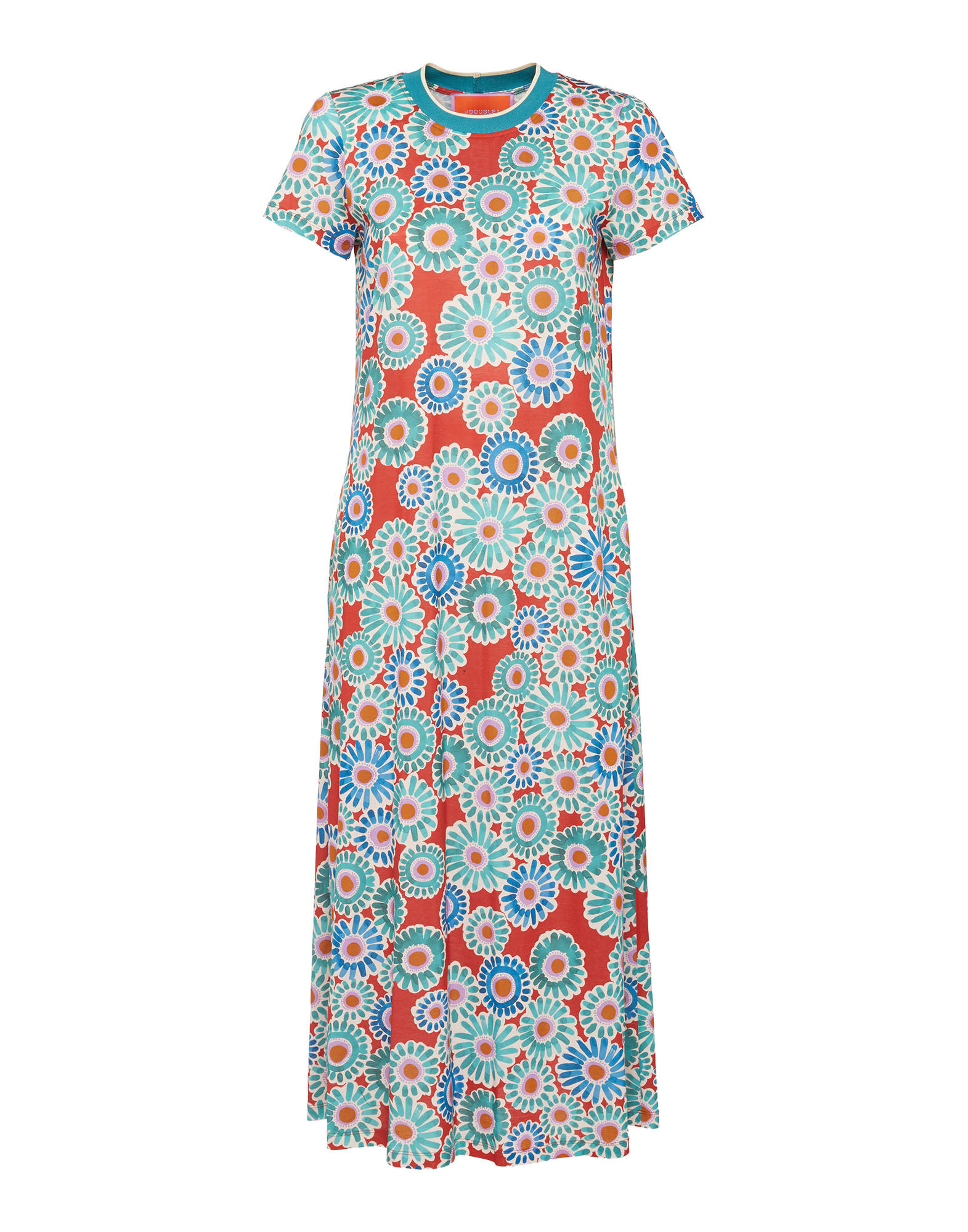 La DoubleJ Sporty Swing Dress Crazy Daisy DRE0247JER002DAY0001