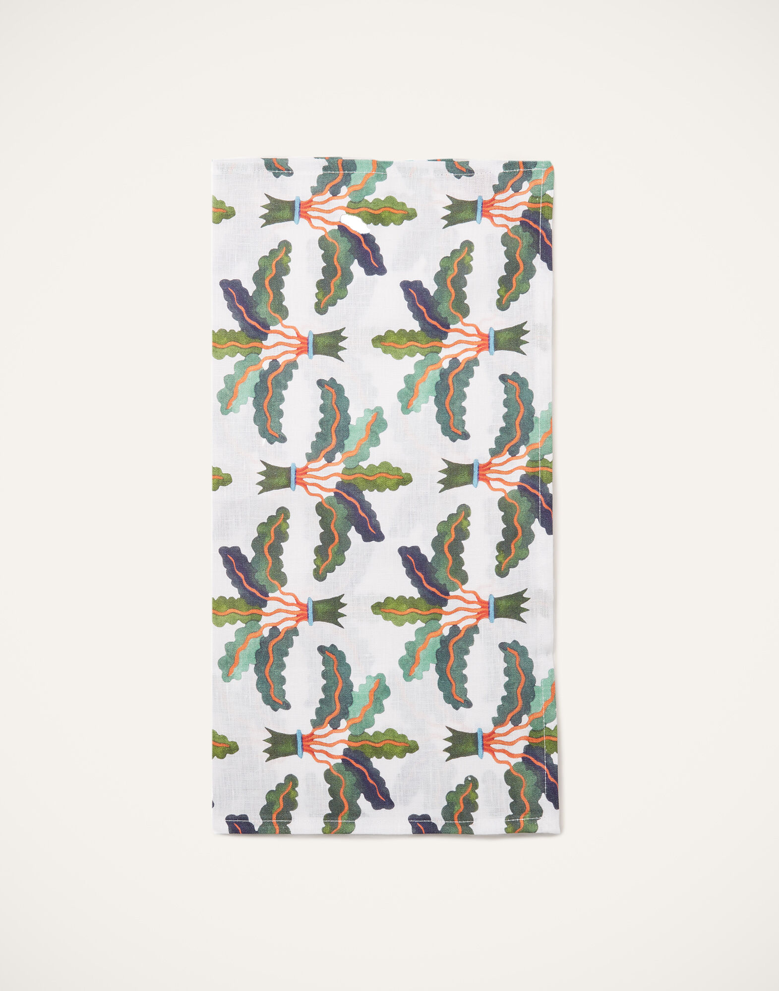 La DoubleJ Large Napkins Set Of 2 Palms NAP0006LIN001HLE0022