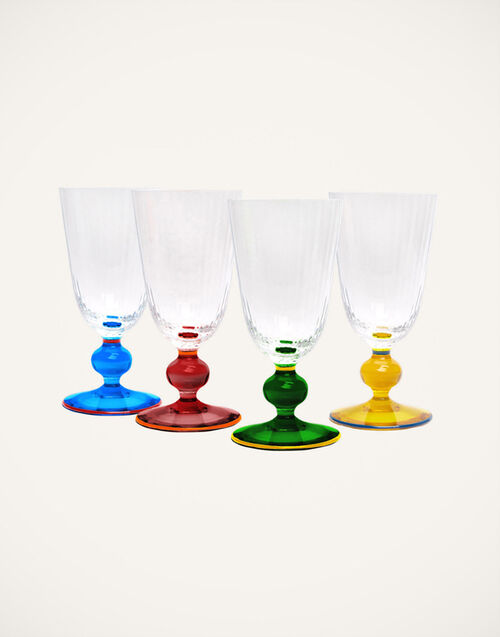 La DoubleJ Perfetto Glasses Set of 4 Mixed GLA0019MUR001ASS0001