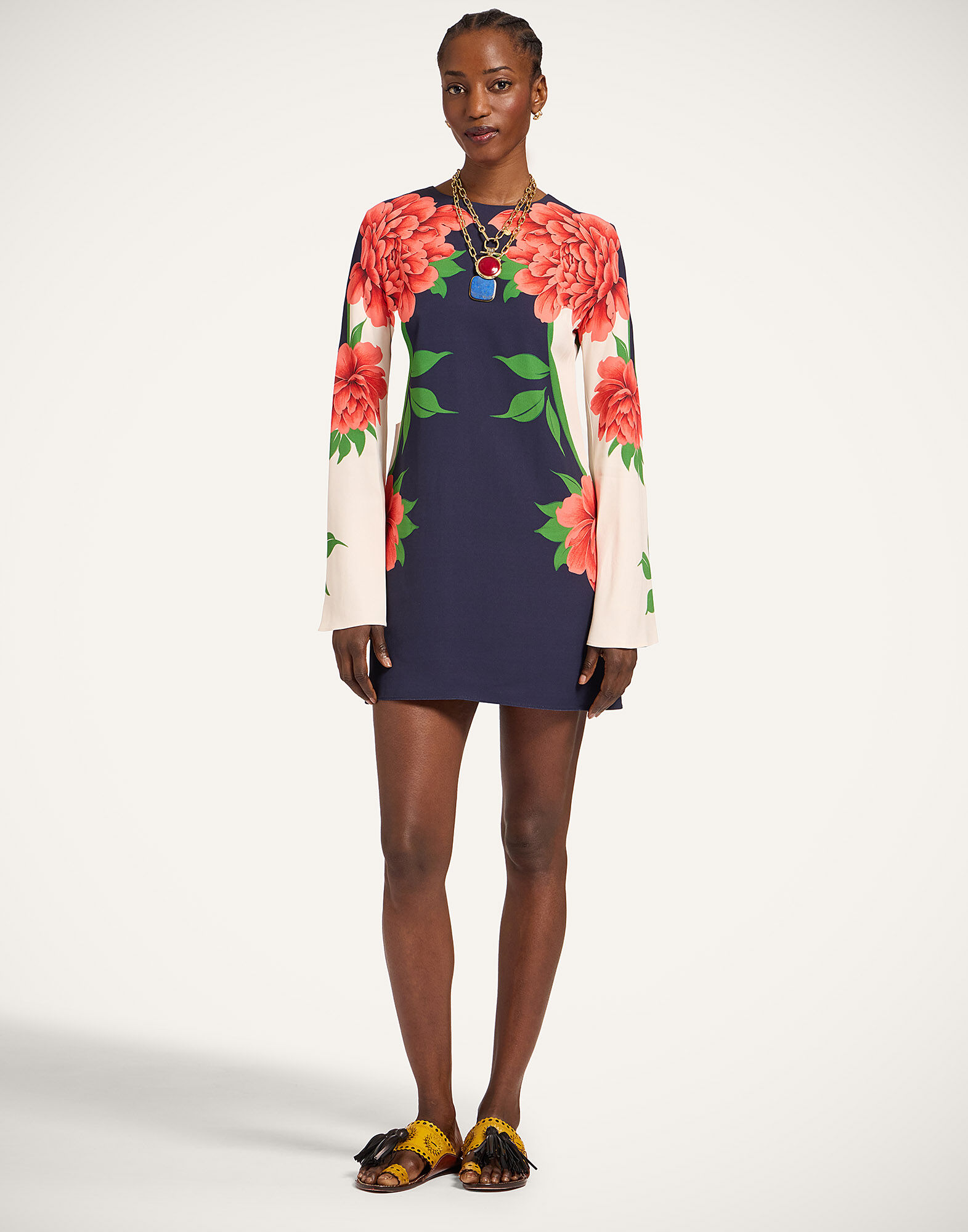la doublej mini supreme swing dress La DoubleJ Mini Supremes Swing Dress | Floral | Size L