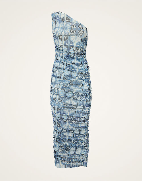 La DoubleJ One Shoulder Bandage Dress Cocoon Blue DRE1072TUL003COC01BU03