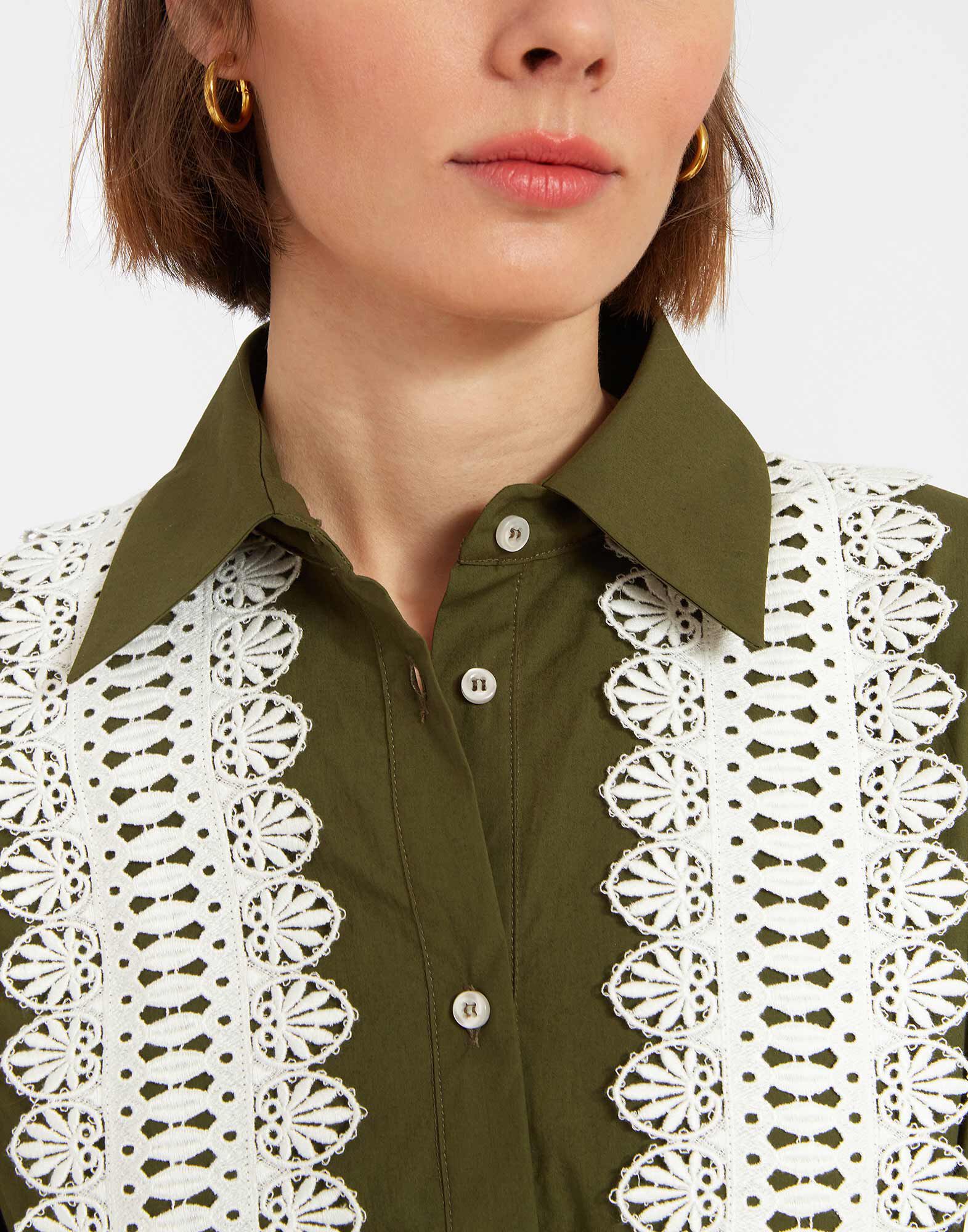 La DoubleJ Choux Dress Solid Camouflage DRE0754COT043SOLIDGR08