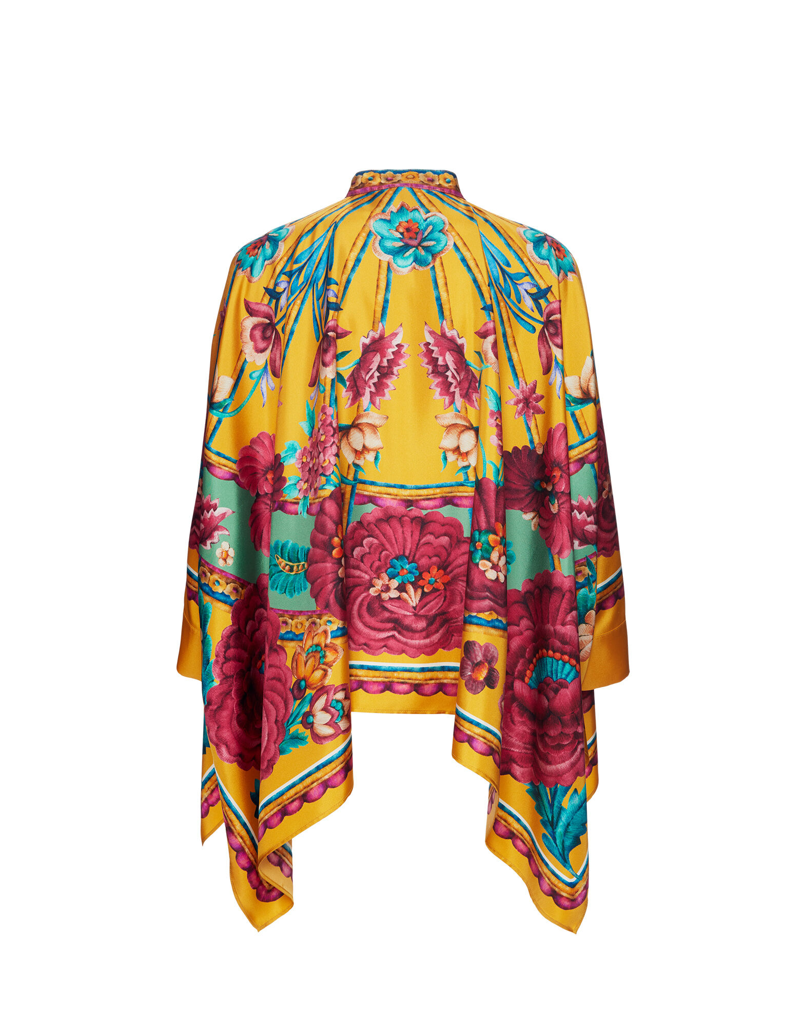 La DoubleJ Foulard Shirt Zodiac Plac&eacute;e Marigold SHI0059SIL006ZOD01OR05