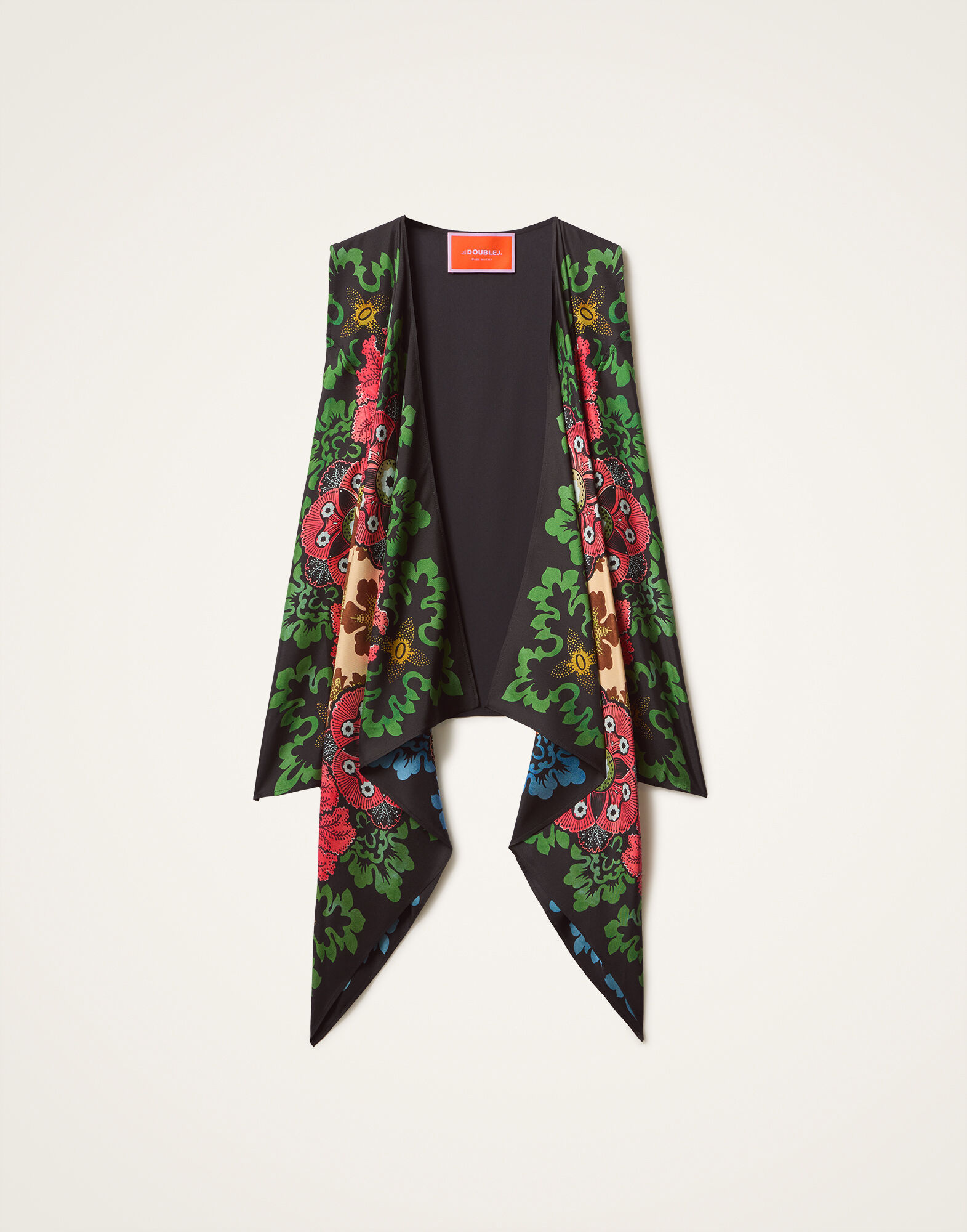 La DoubleJ Scarf Gilet Bounty Plac&eacute;e Red SCA0081SIL006BOU01RE01