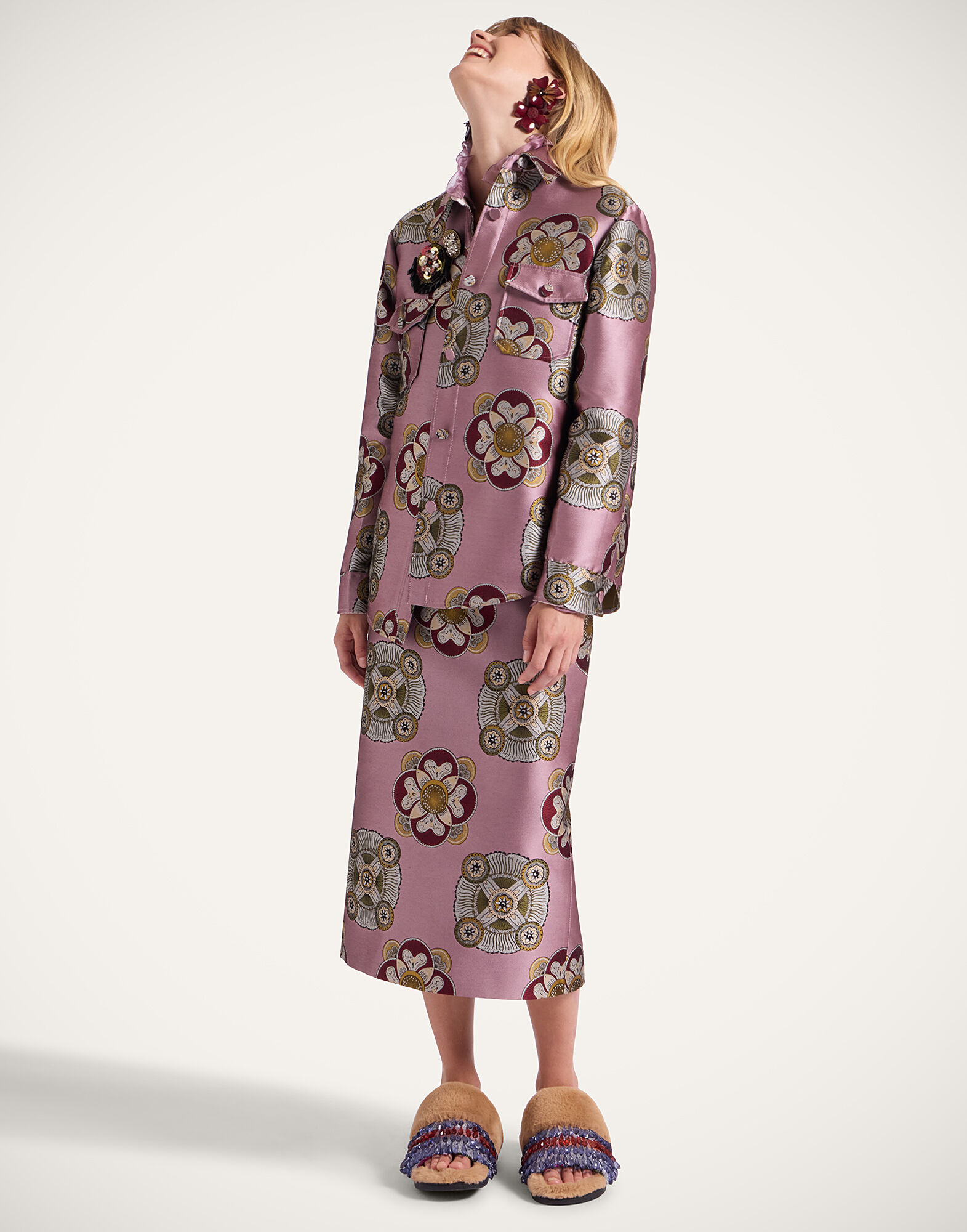 La DoubleJ Better Than Your Boyfriend's Jacket Nucleus Dusty Pink JAC0112JCQ114NUC03PI10